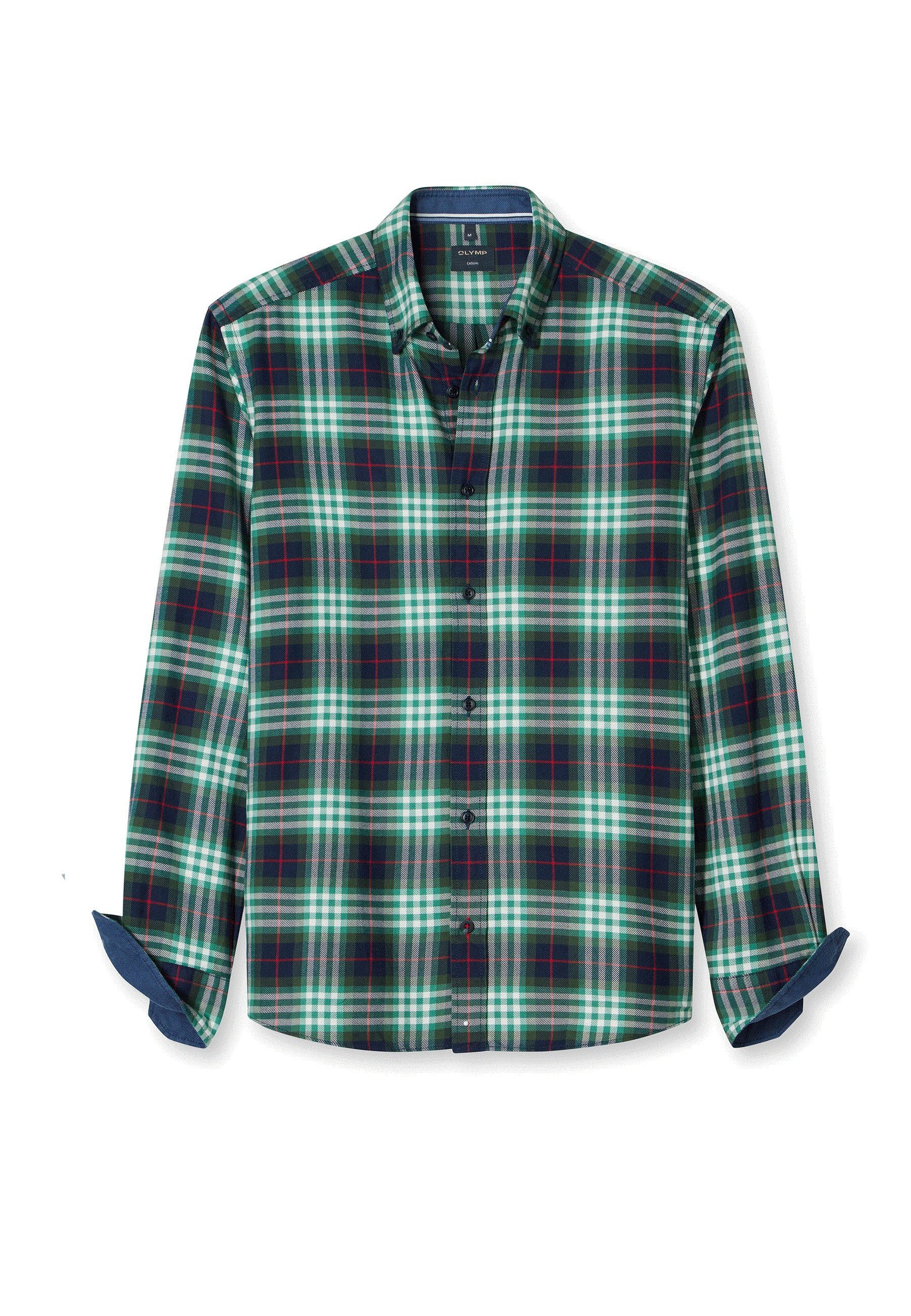 OLYMP Langarmhemd OLYMP Casual, regular fit, Button-down