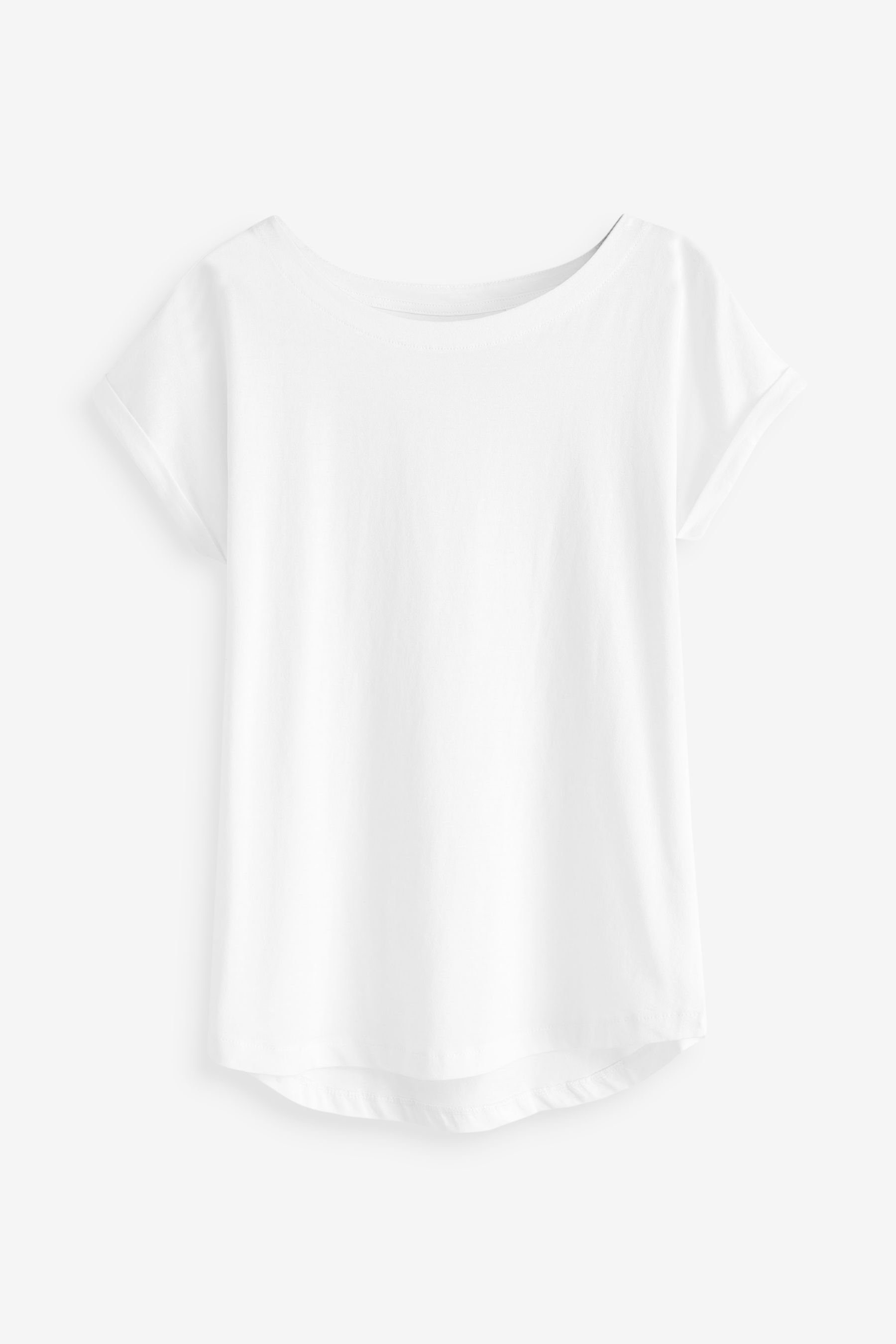 Next T-Shirt T-Shirts mit Flügelärmeln, 3er-Pack Brown/White/Animal (3-tlg)