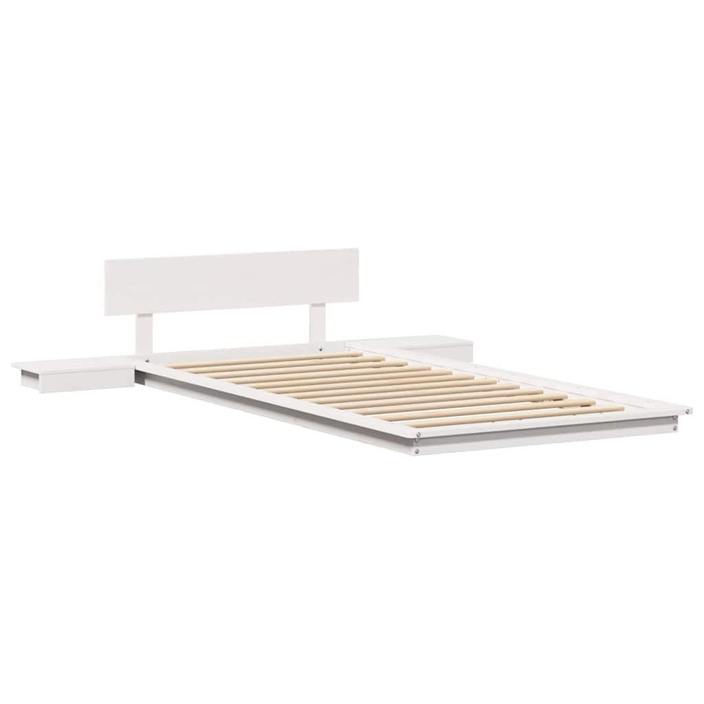 vidaXL Bett Bettgestell Braun 75 x günstig online kaufen