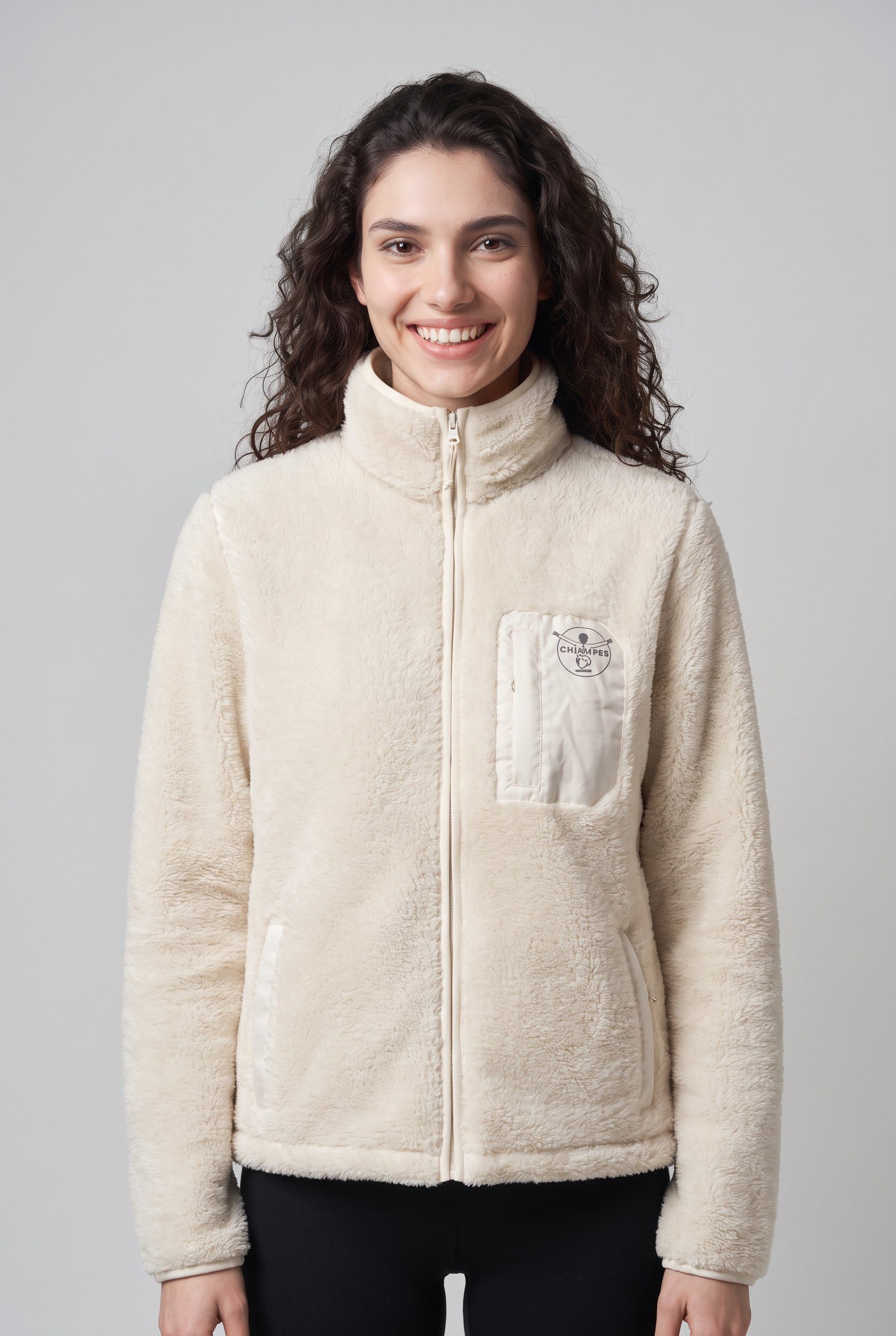 Chiemsee Fleecejacke Jacket, Regular Fit sportlicher Stil, aus Polyester, Regular Fit, auch in großen Größen