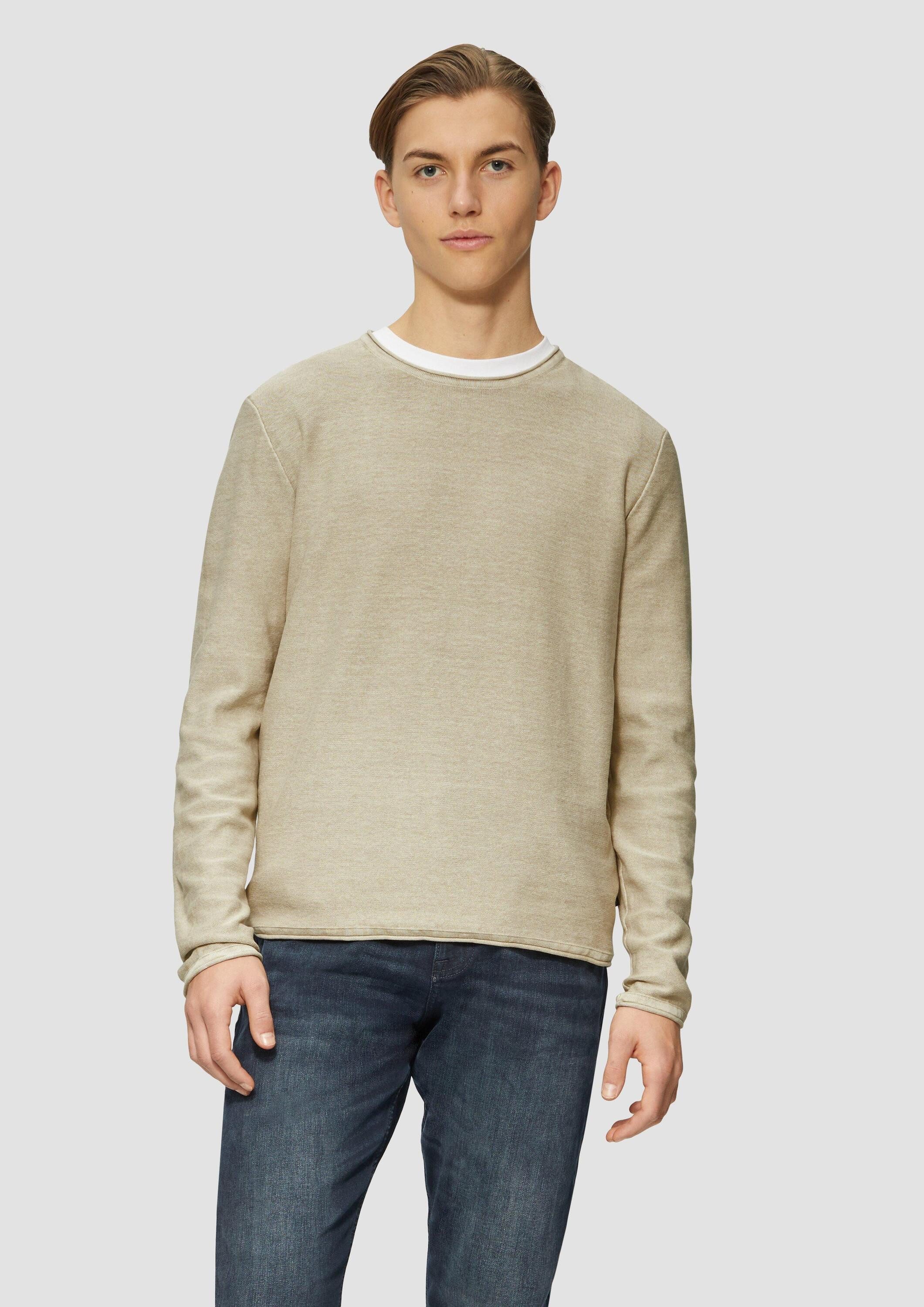 QS Longpullover Strickpullover (1-tlg) günstig online kaufen