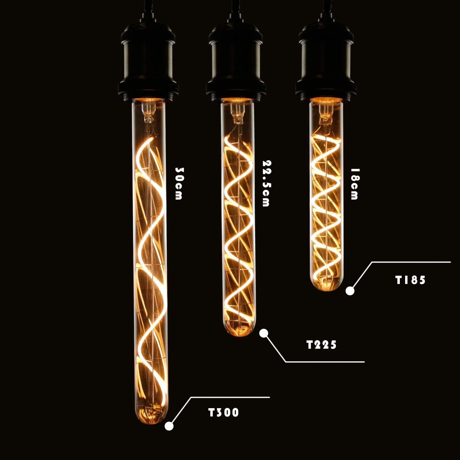 ZMH LED-Leuchtmittel Edison Glühbirne Röhrenlampe E27 4W Vintage Warmweiß, günstig online kaufen