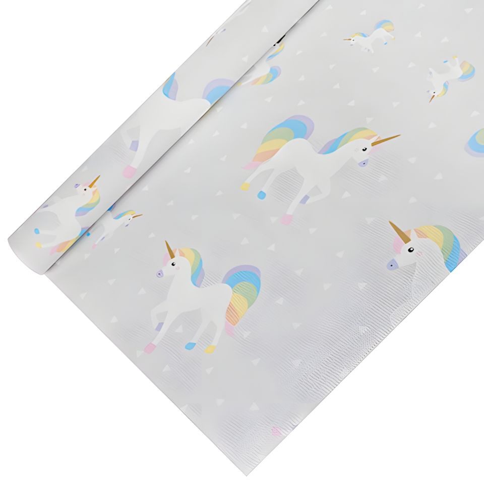 PAPSTAR Tischdecke Tischdecke, Papier 5 m x 1,2 m Unicorn 12 Stk