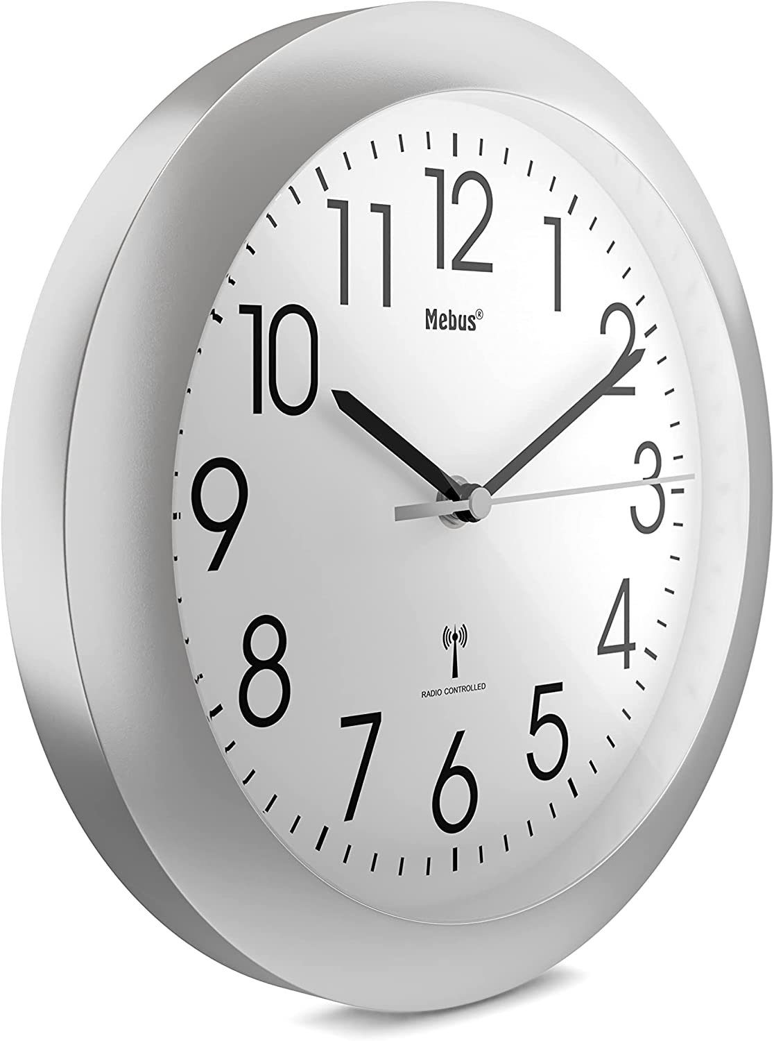 Mebus Uhr Mebus 52451 Funk-Wanduhr