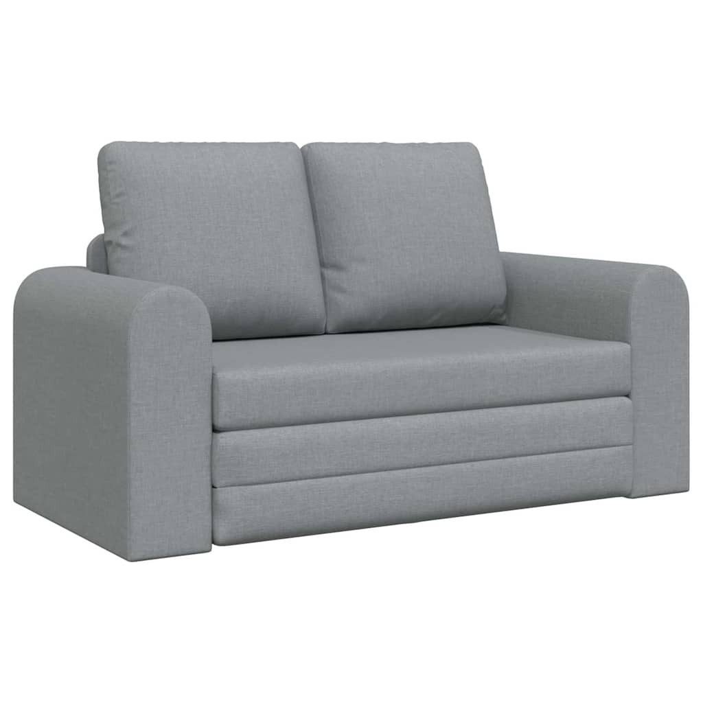 vidaXL Sofa Schlafsofa Hellgrau 148 x 71 x 83 cm Stoff, 1 Teile