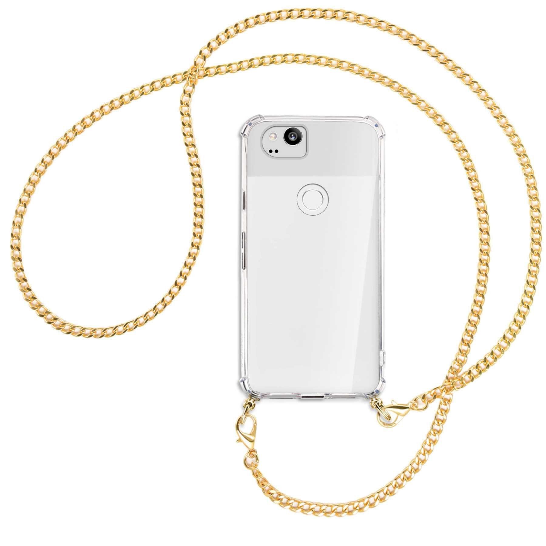 mtb more energy Handykette für Google Pixel 2 XL [NC-271-MK], Umhängehülle mit Metallkette [NC-271-MK]
