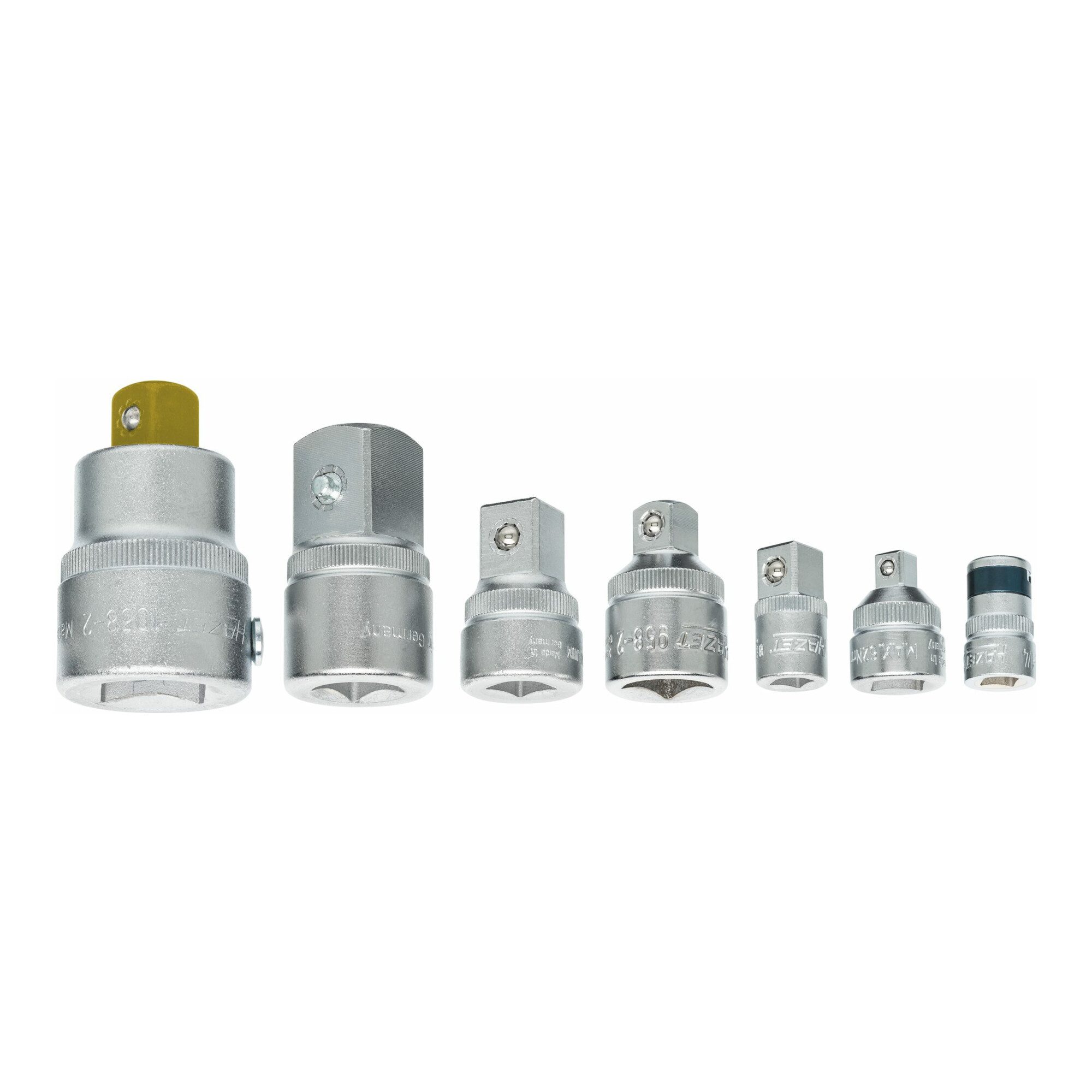 HAZET Steckschlüssel HAZET Adapter-Satz 958/7 7-teilig