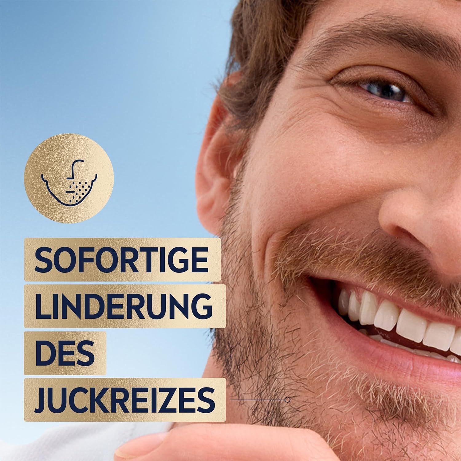 Nivea Men Gesichtspflege Sensitive Bart & Gesicht Pflege-Gel, 1-tlg.