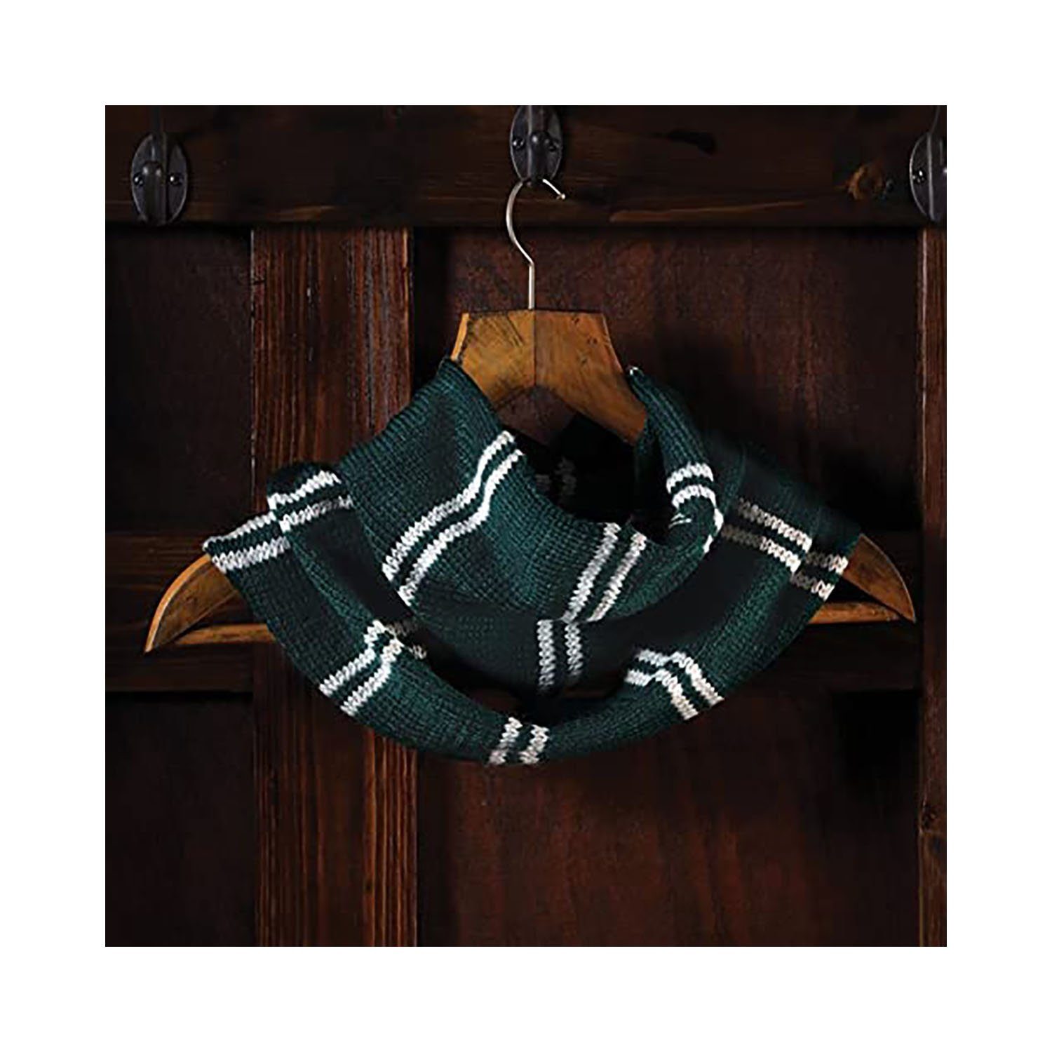 Harry Potter Strickschal Harry Potter - Loop Schal Strick-Set - Slytherin