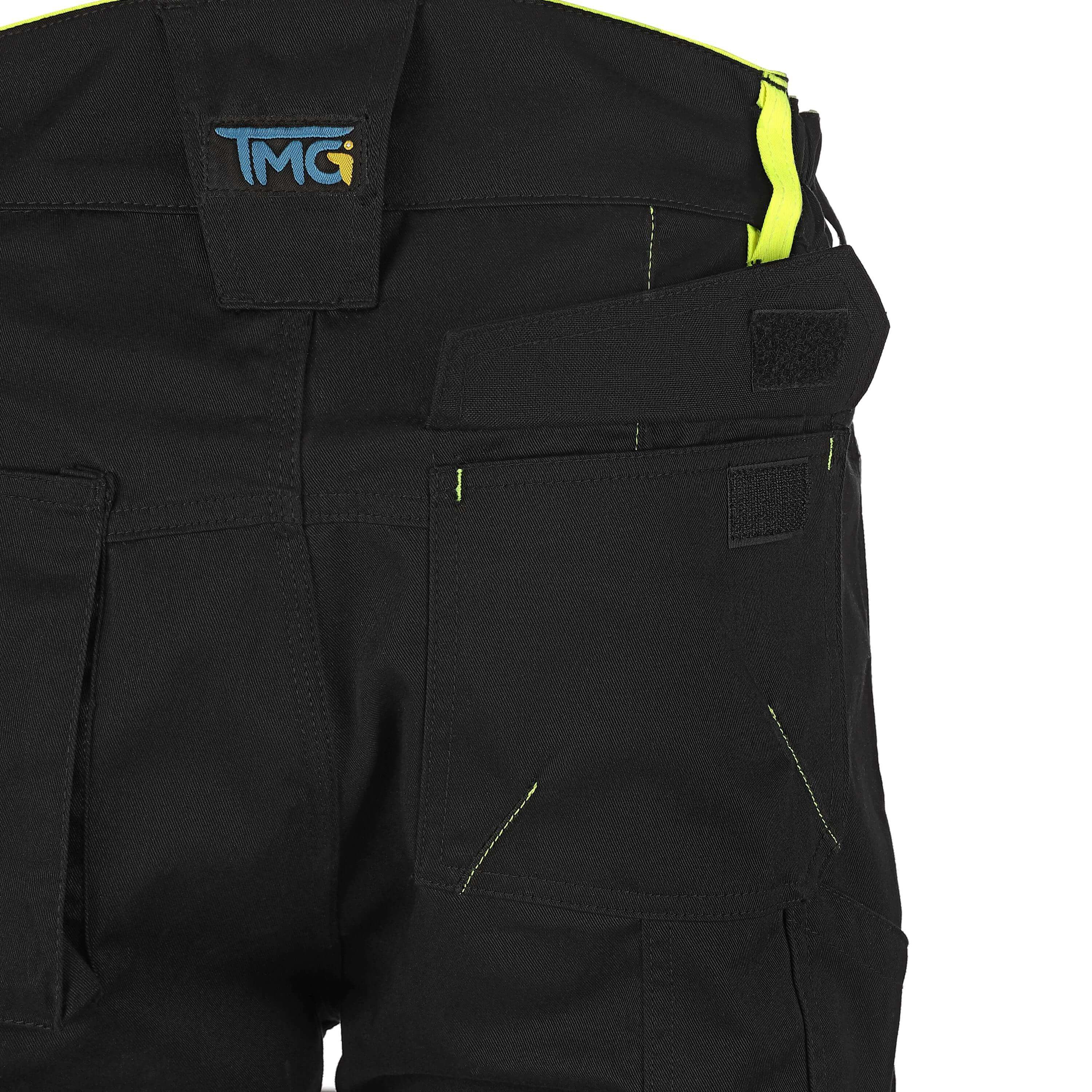TMG International Arbeitsshorts Herren Profile kurze Arbeitshose schwarz bequeme Workwear robust, straparzierfähig und bequem – Bild 5 von 5