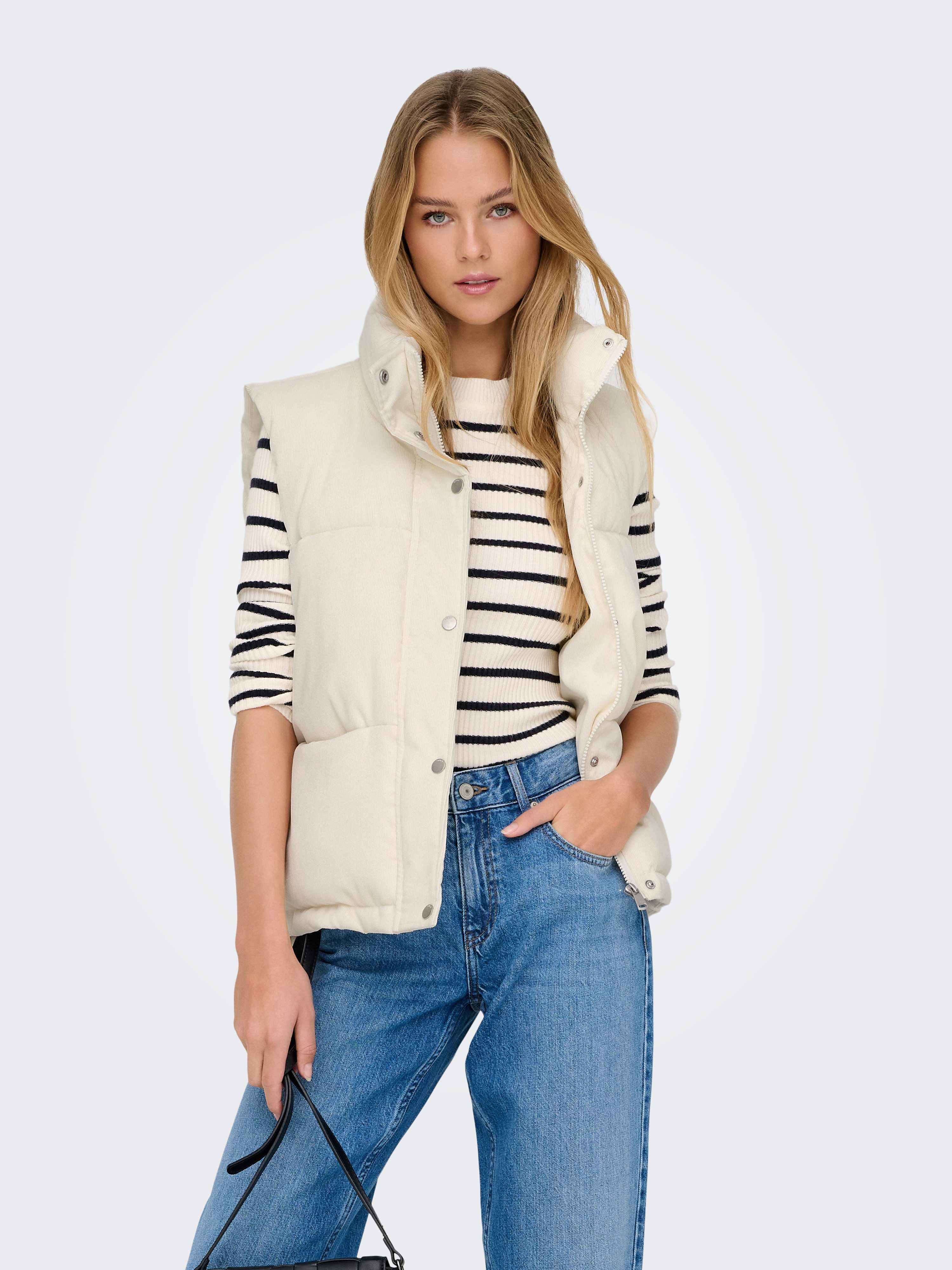 ONLY Steppweste ONLNEWDOLLY CORDUROY WAISTCOAT CS OTW günstig online kaufen