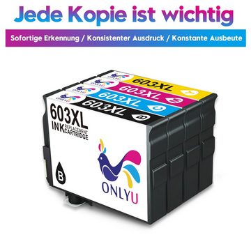 MOOHO ersetzt für EPSON 603XL 603 multipack XP-2100 XP-2105 WF-2830 Tintenpatrone