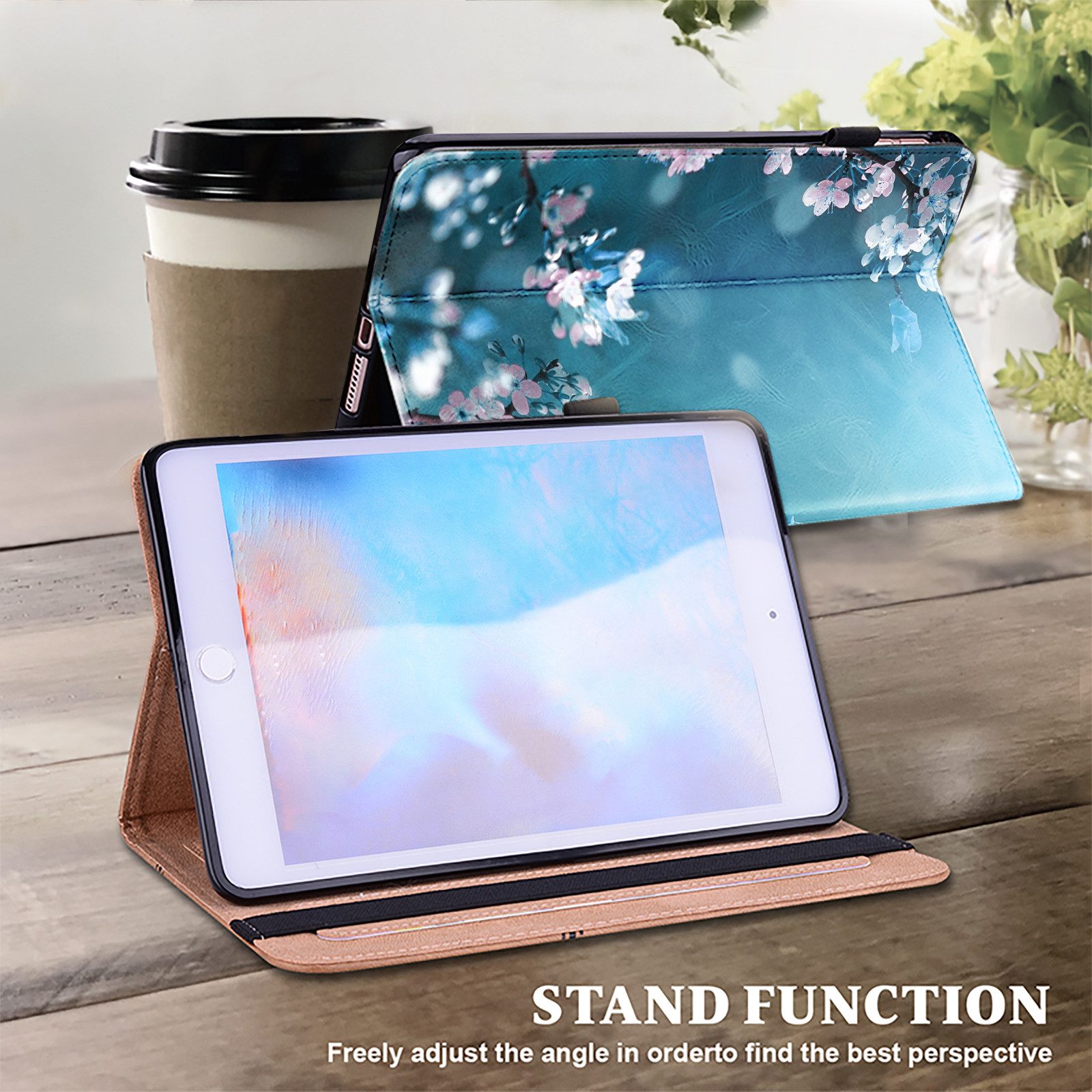 CLM-Tech Tablet-Hülle für Samsung Galaxy Tab A11+ 2025 / A9+ 2023 28 cm (11 Zoll), Cover Schutzhülle mit Magnetverschluss und Standfunktion