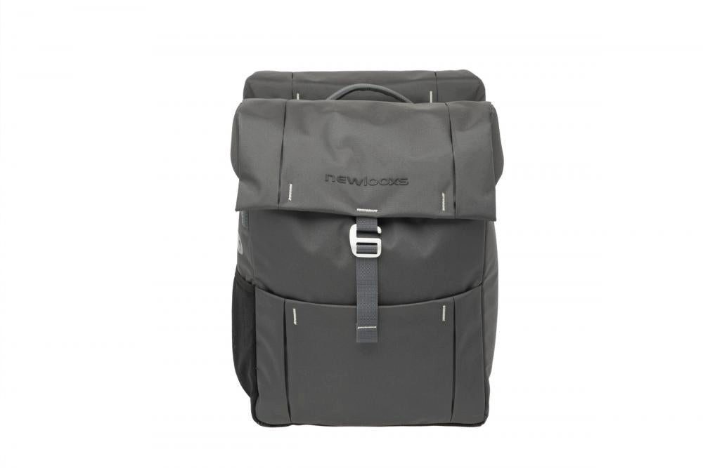 newlooxs Fahrradtasche New Looxs Vigo Double Racktime grey 40x31x15cm 37l