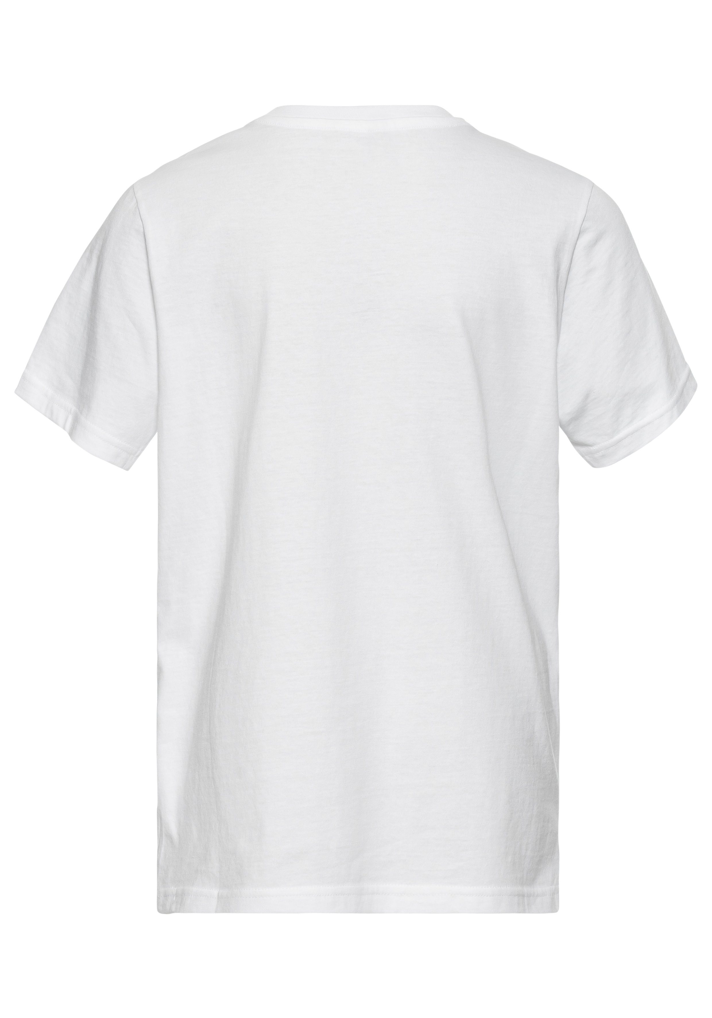 Crewneck T-Shirt Graphic Champion weiß Shop T-Shirt