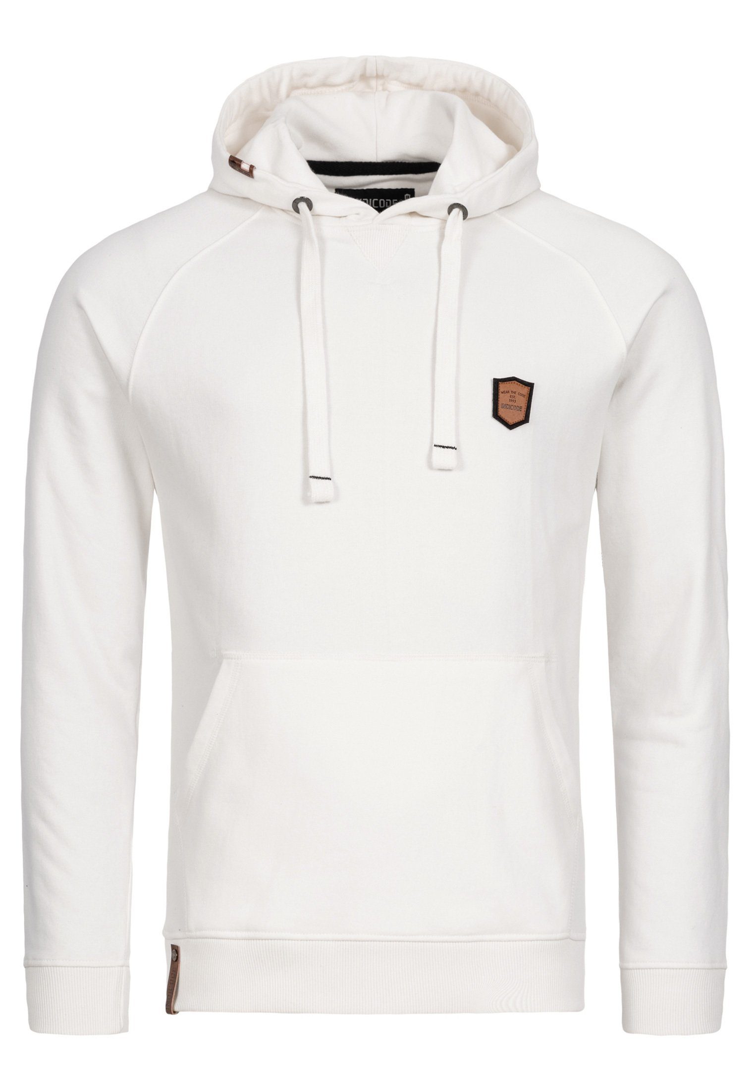 Hoodie Offwhite Litcham Indicode