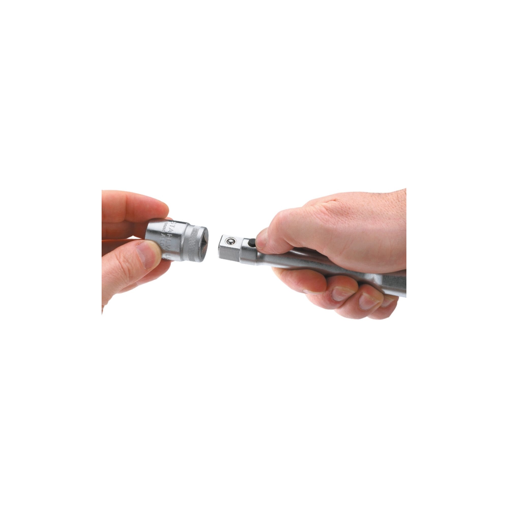 Stahlwille Ratsche Stahlwille Verlängerung (3/8) mit QR-Sicherheitsverriegelung L.76 mm