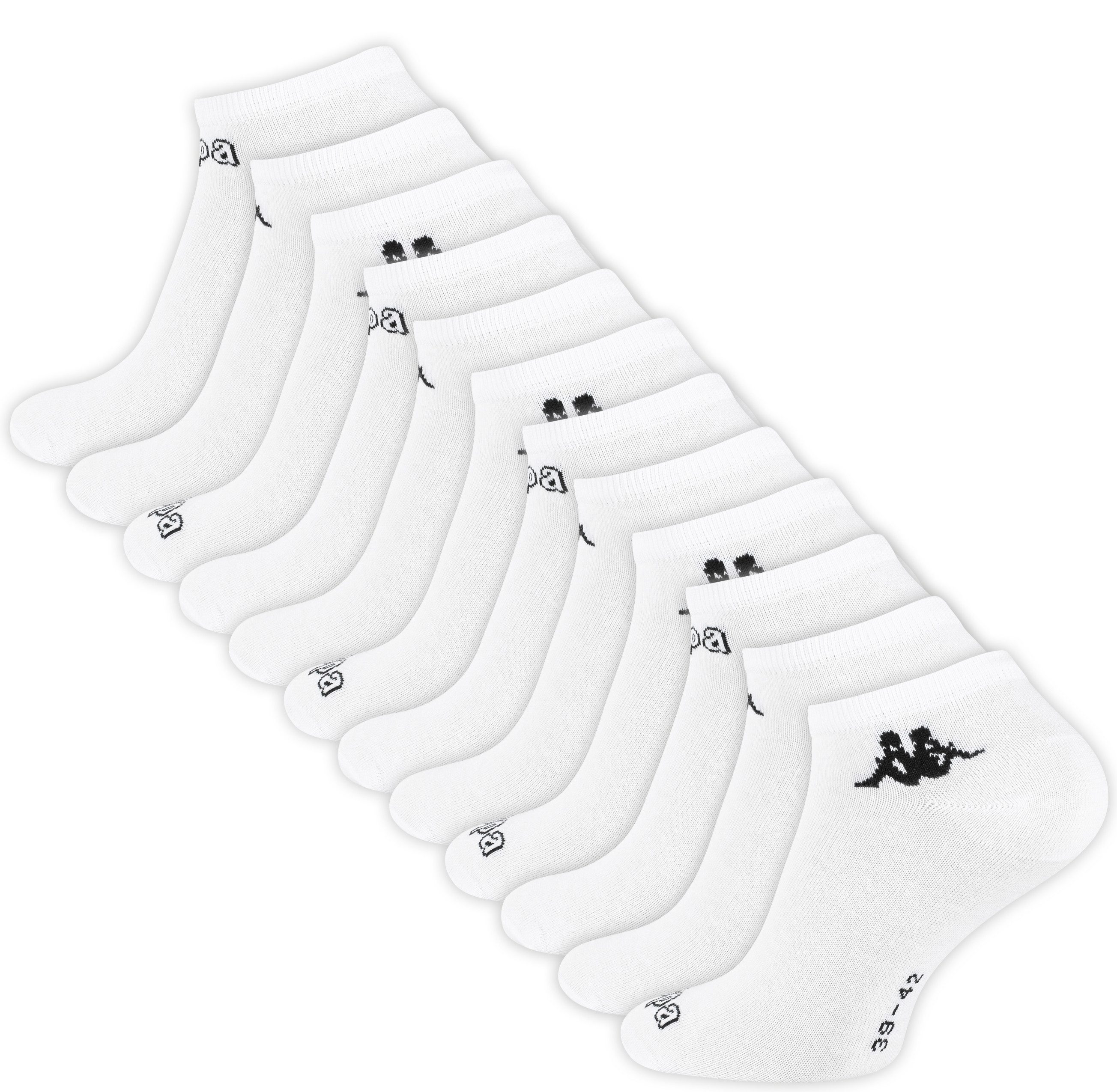 Kappa Sneakersocken Sportsocken (12-Paar) mit eingewebtem Logo günstig online kaufen