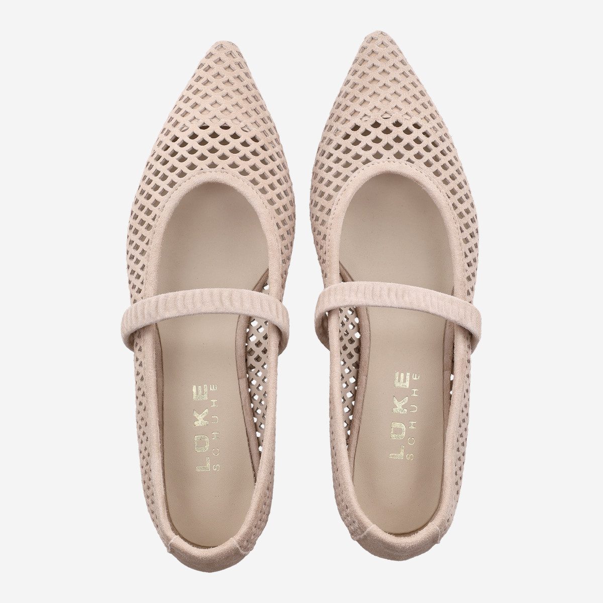 Lüke Schuhe Lüke Schuhe JENNIFER DESERTO, Ballerina, Beige, Damen Ballerina