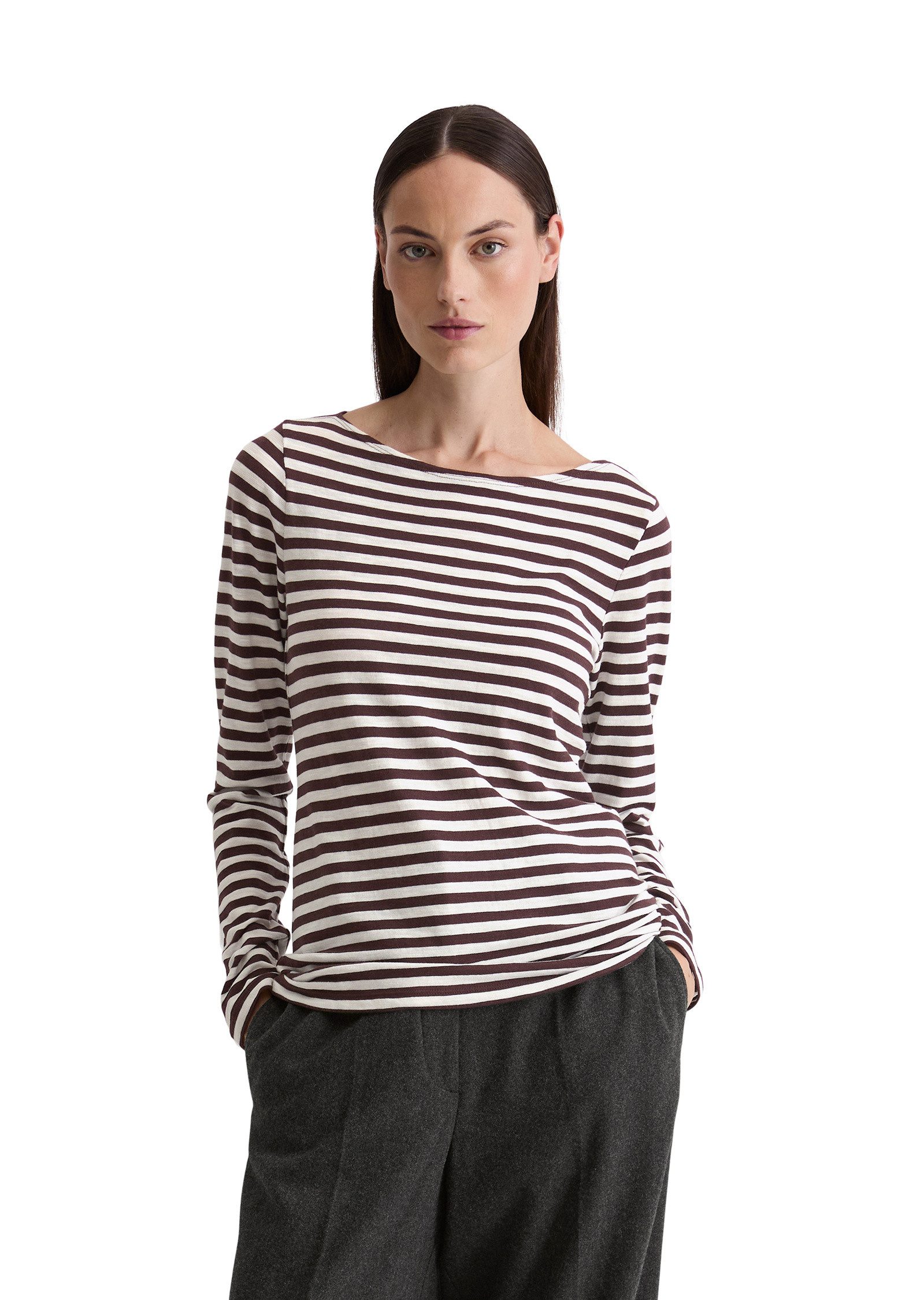 Marc O'Polo Langarmshirt aus Slubjersey günstig online kaufen