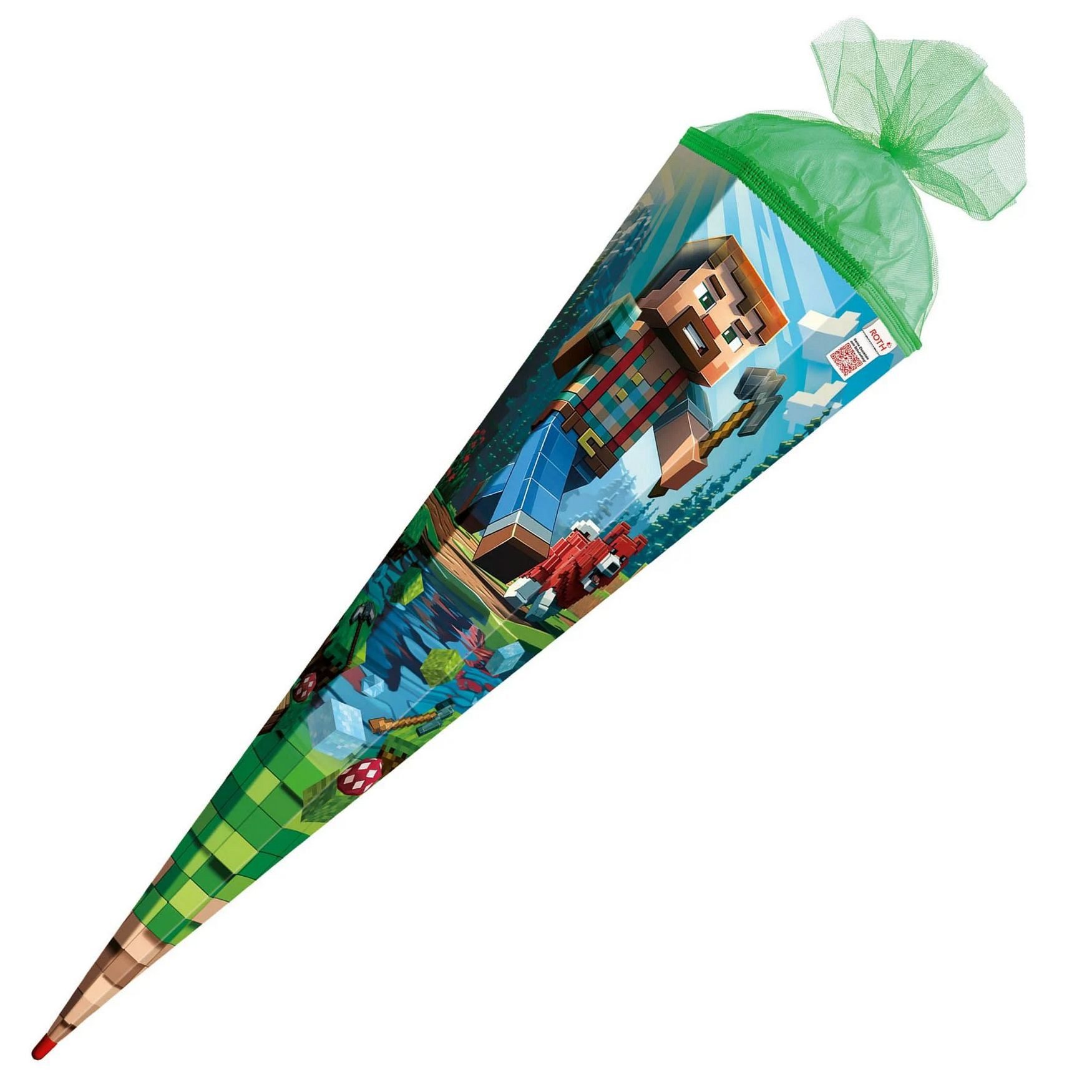 Roth Ideen Schultüte ROTH Schultüte "BLOCKGAME", eckig, 85 cm