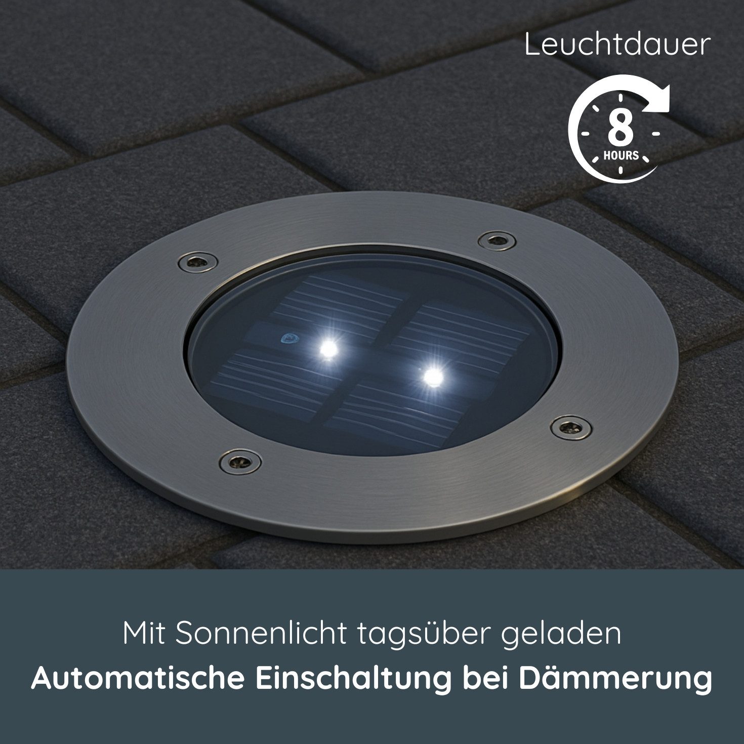 MeLiTec LED Solarleuchte, nein