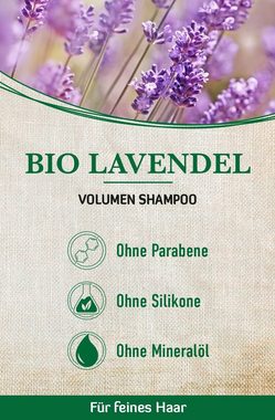 alkmene Haarshampoo Volumen Shampoo Bio Lavendel - Haarshampoo Shampoo Haarpflege, 1-tlg.
