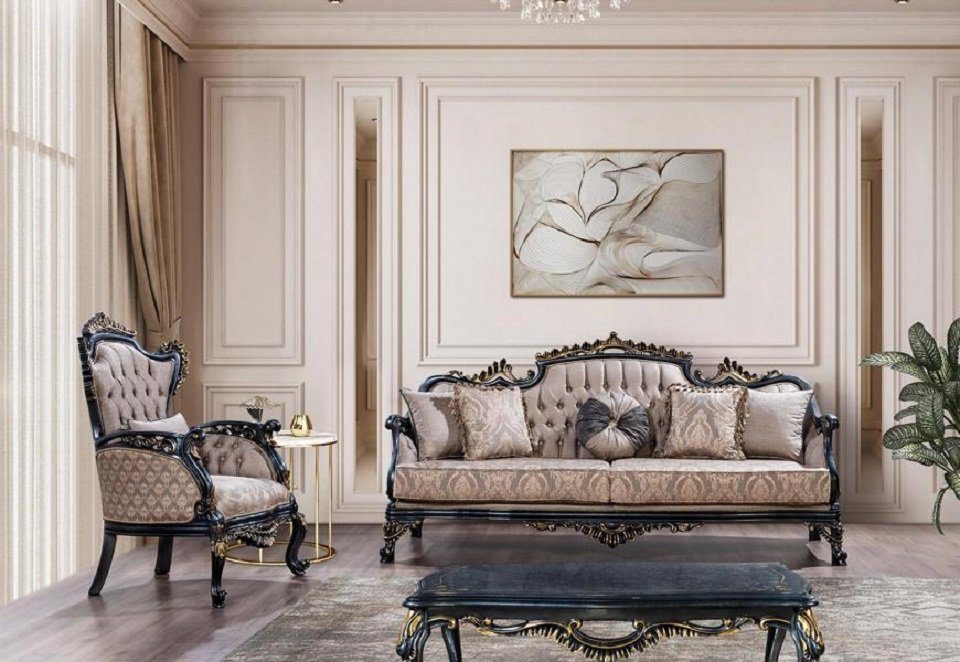 JVmoebel Sofa klassisch Set Teile Neu, Sofagarnitur Couch Design Luxus Sofa 5 Polster