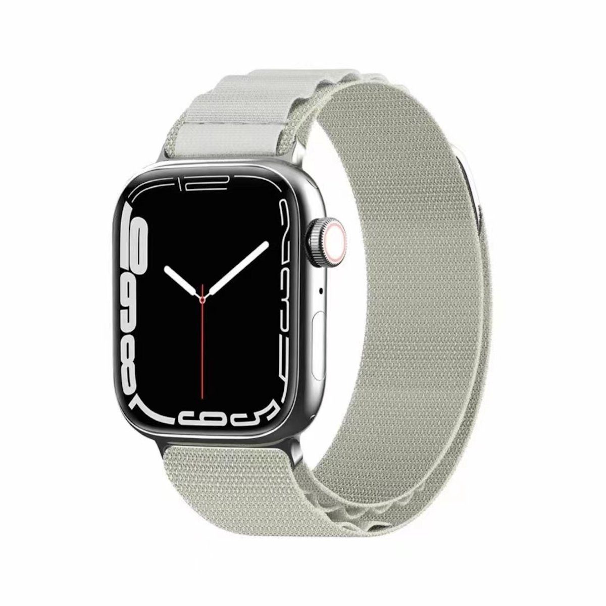 Wigento Smartwatch-Armband Für Apple Watch Ultra 1 + 2 49mm Uhr Kunststoff  / Nylon Armband Sport