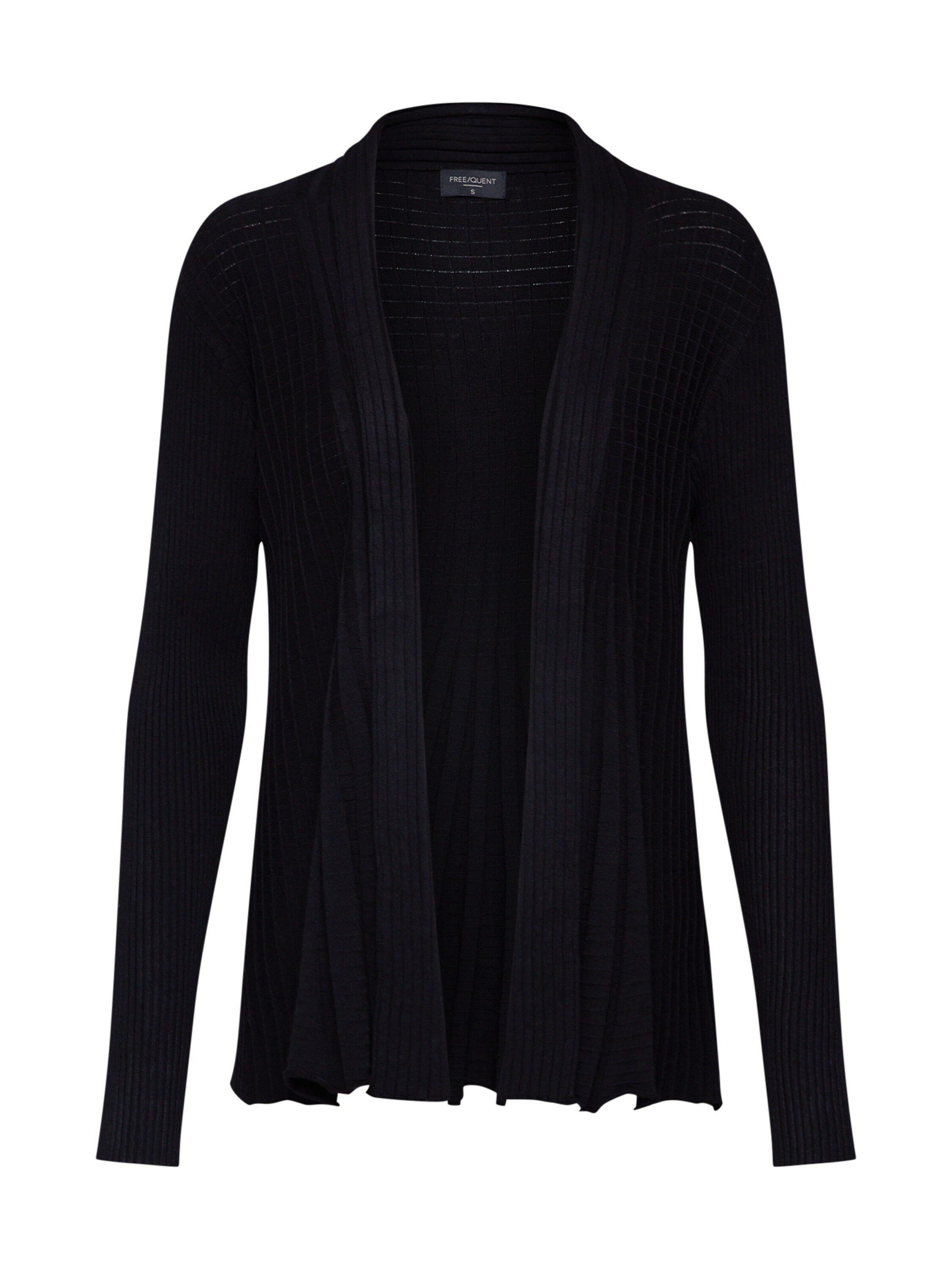 FREEQUENT Strickjacke CLAUDISSE (1-tlg) Falten