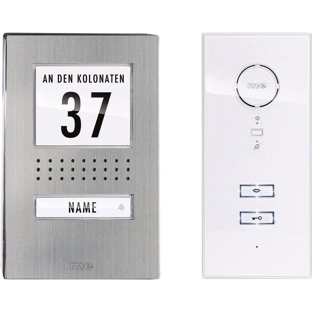 Gegensprechanlage m-e modern-electronics ADV 111 WW Audio Vistadoor Türsprechanlage Kabe