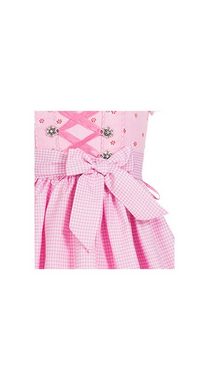 Nübler Dirndl Kinderdirndl 3-teilig Linda in Rosa von Nübler 3 teiliges Set aus Dirndl, Bluse und Schürze, Kinder Tracht im Original bayerischen Stil