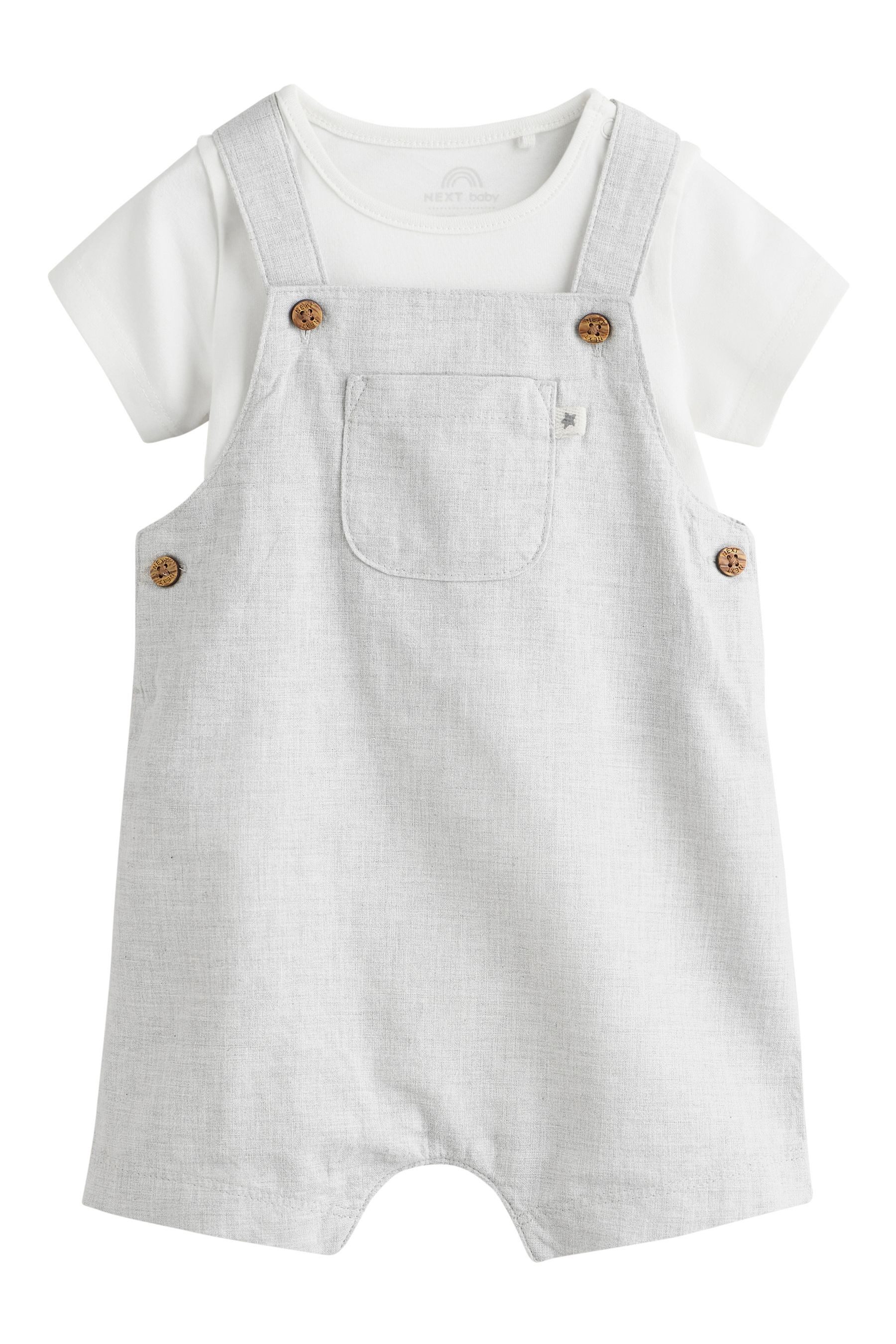 Body & Hose Baby-Set mit Latzhose und Bodysuit