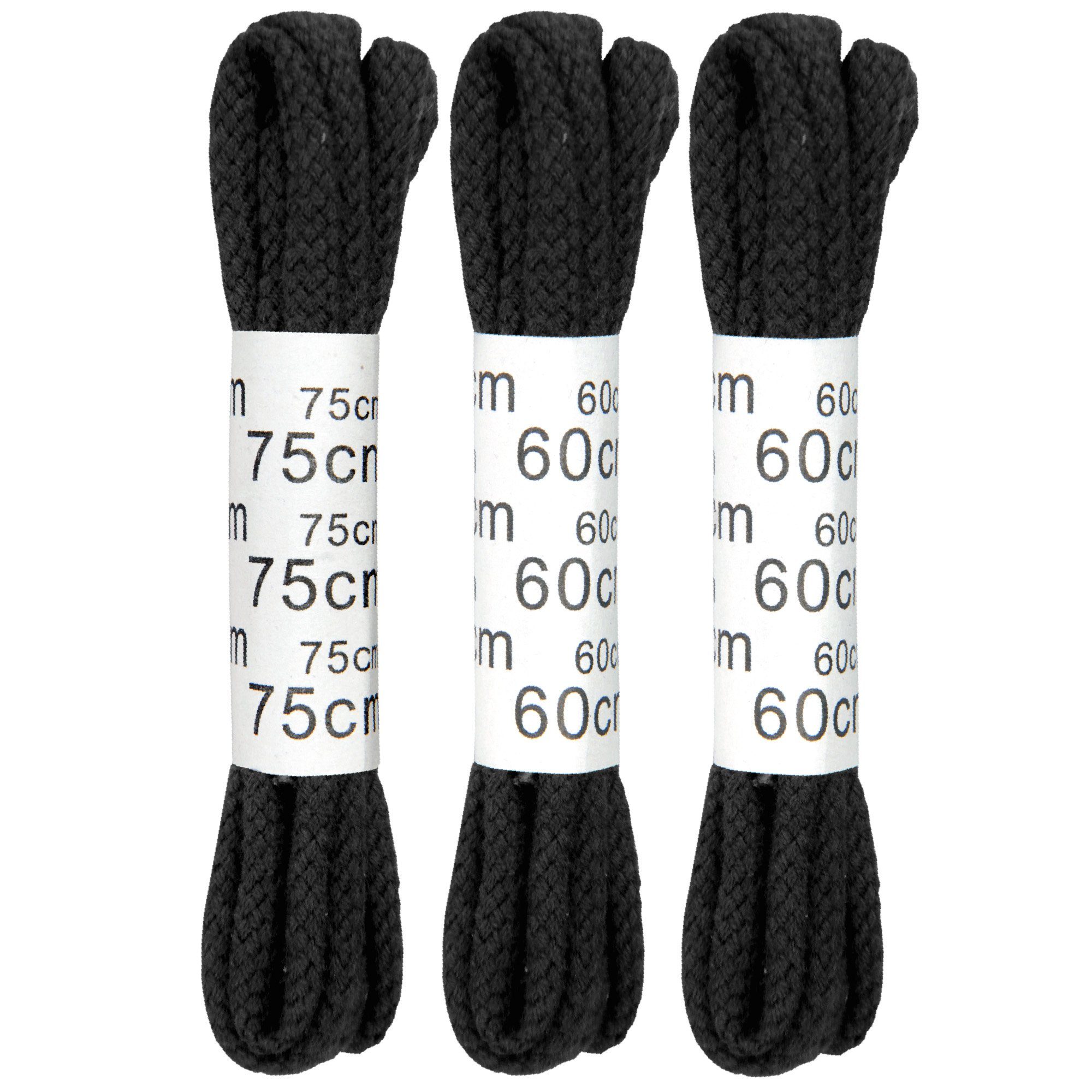 Bestgoodies Schnürsenkel Business, schicke Allroundsenkel, Rundsenkel für Lackschuhe Lederschuhe