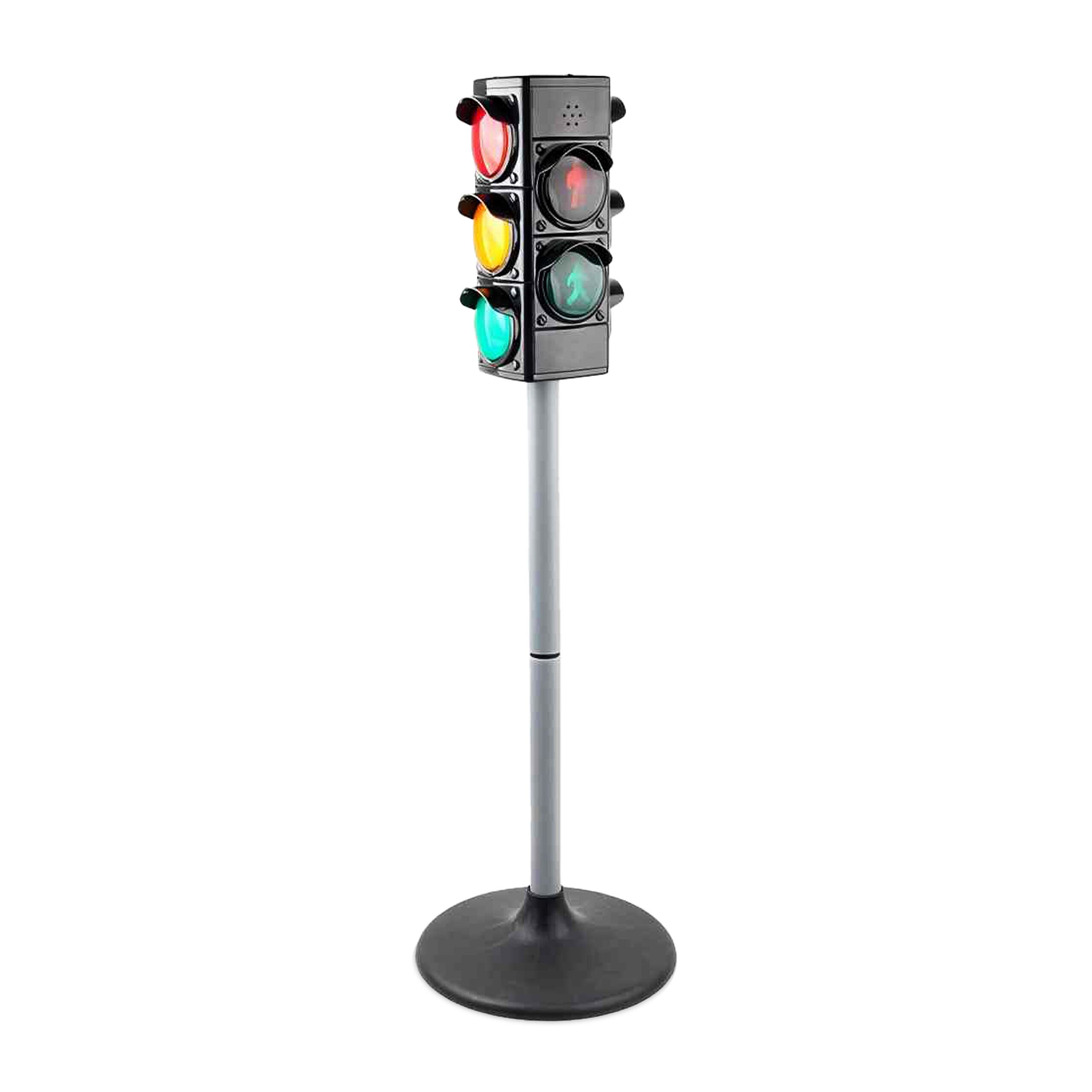 relaxdays Spiel-Ampelanlage Ampel für Kinder Licht & Sound