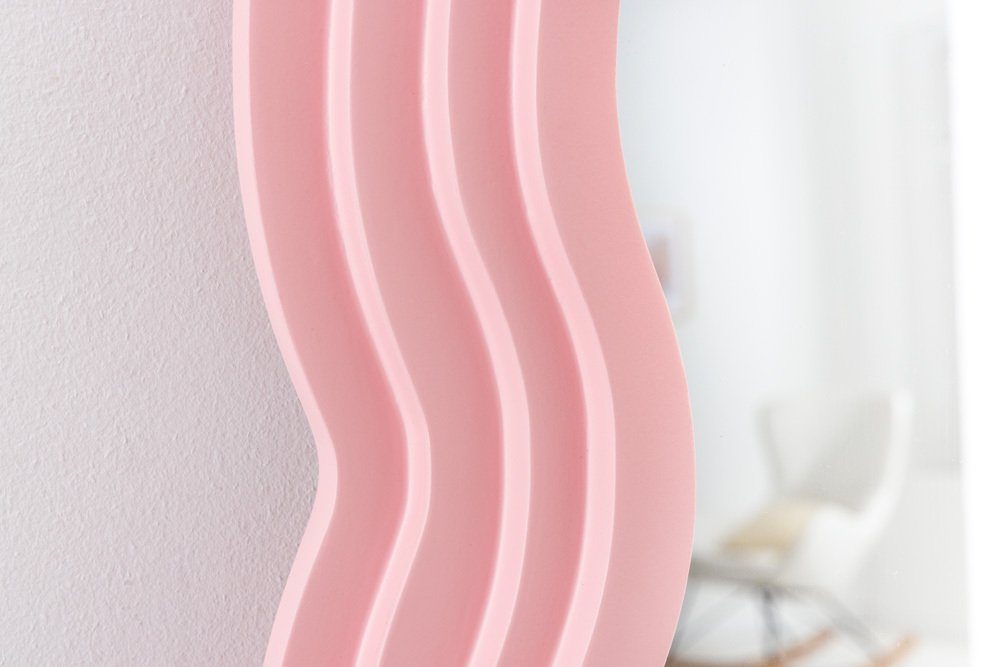 riess-ambiente Wandspiegel WAVE 160cm rosa (Einzelartikel, 1-St), Flur · Kunststoff · Rahmen · Rundbogen · Ganzkörper · Groß · Modern – Bild 5 von 5