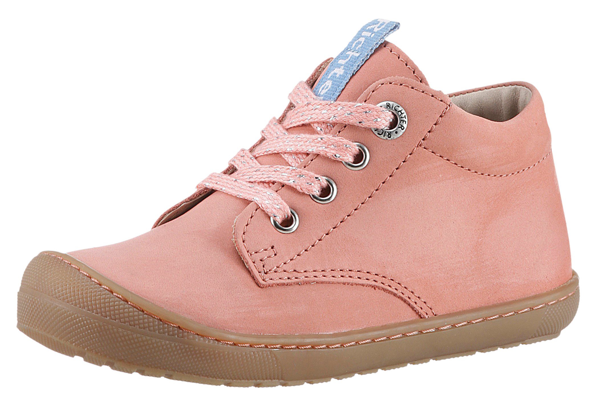 Richter WMS: mittel Lauflernschuh Babyschuh, Schnürschuh, Sneaker mit Schnürung
