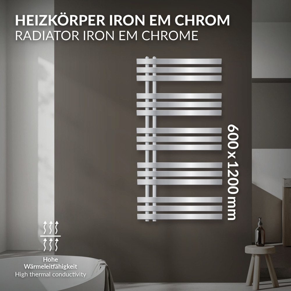 LuxeBath Badheizkörper Iron EM Heizkörper Handtuchtrockner günstig online kaufen
