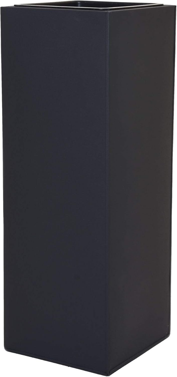 VIVANNO Pflanzkübel Zink BLOCK Säule - Anthrazit Matt (1 St), 24x24x65 cm günstig online kaufen
