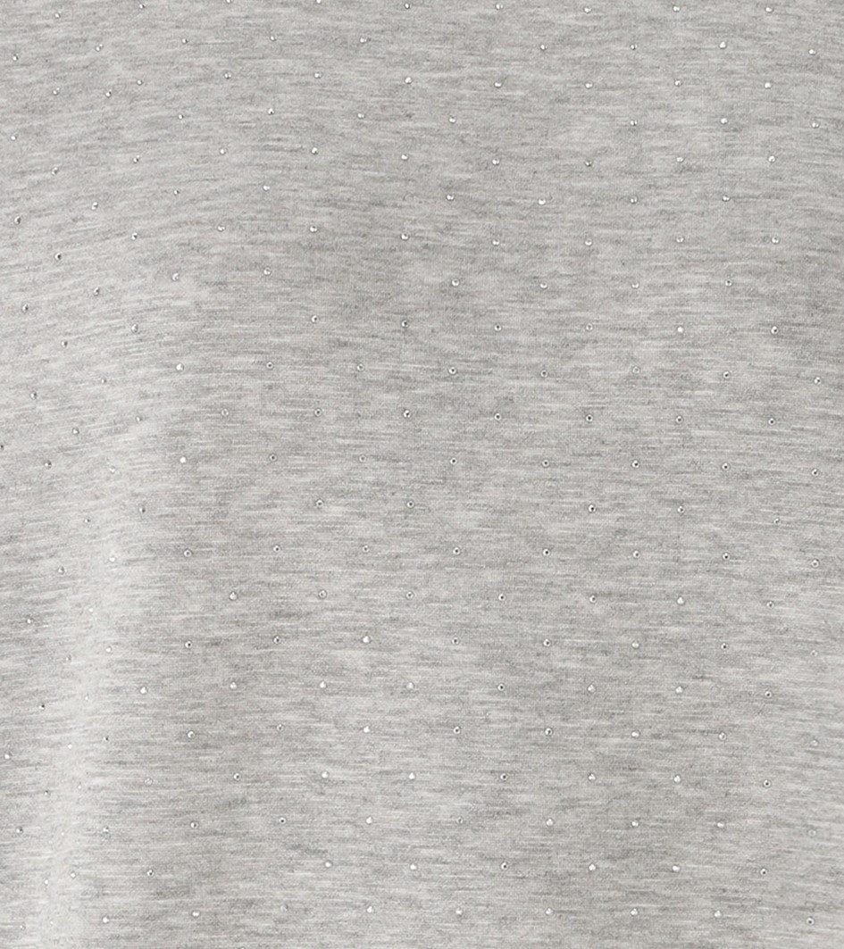 Aniston CASUAL Sweatshirt allover mit kleinen Glitzersteinchen Verziert