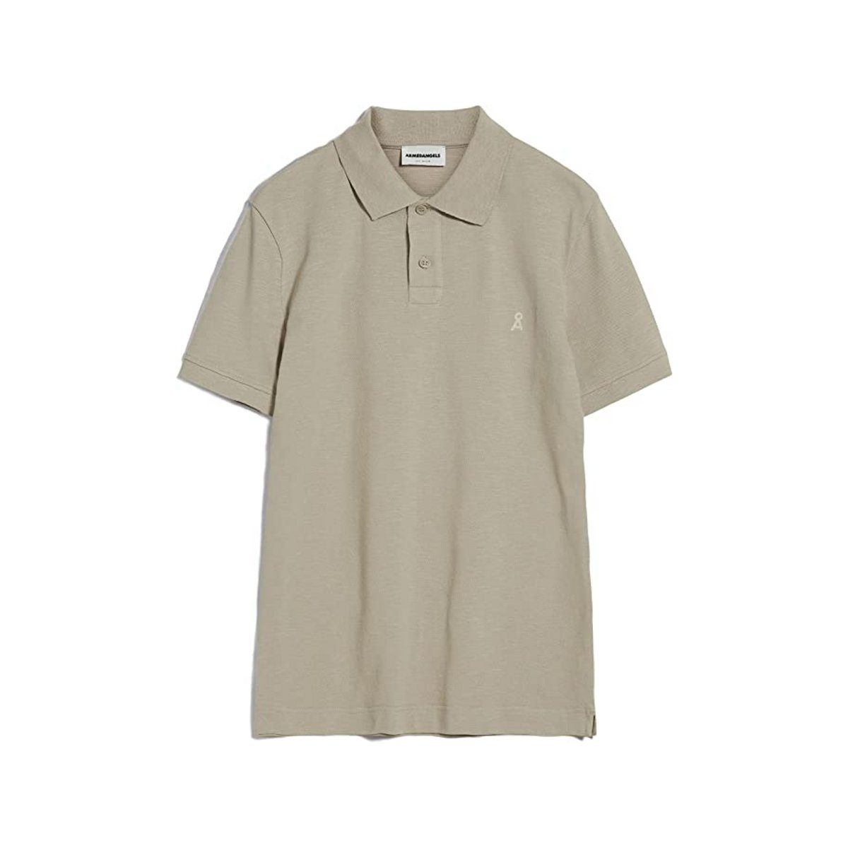 Armedangels Poloshirt sand passform textil (1-tlg)