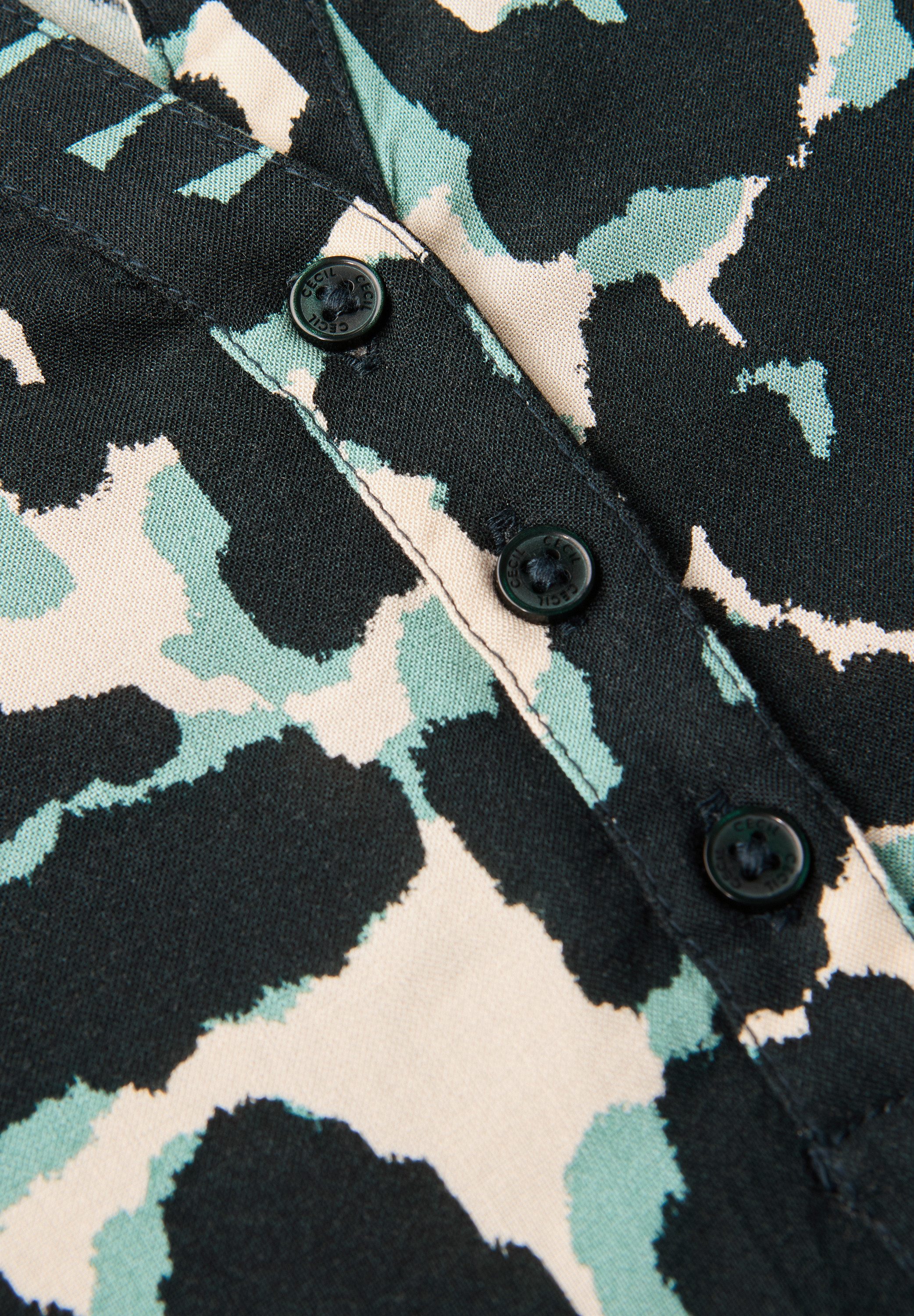 CECIL Langarmbluse mit All-Over Print
