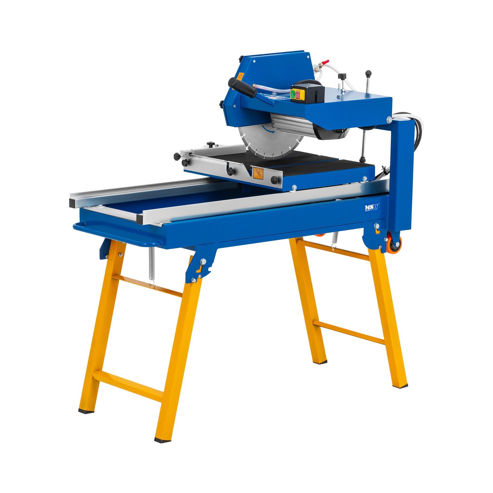 MSW Steinschneidemaschine Steinsäge 2500 W 350 mm Diamantblatt Wasserkühlung Fliesensäge