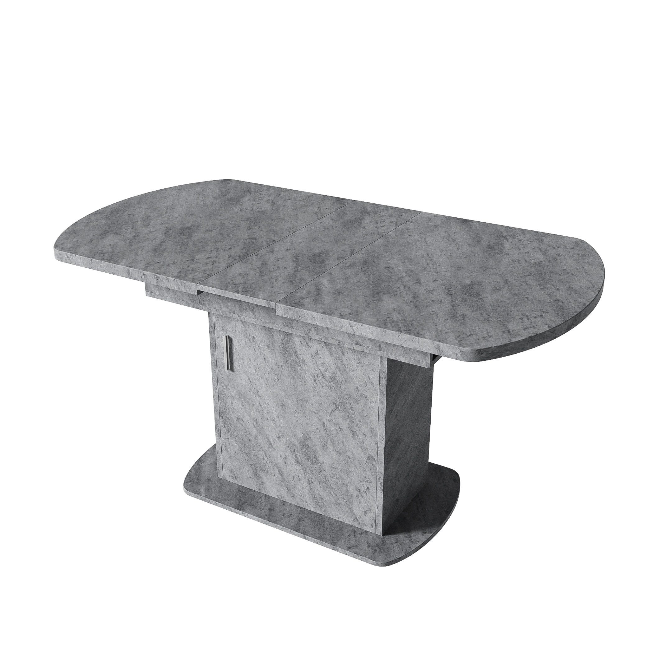 SeedWave Esstisch mit Stauraum, Multifunktionaler Couchtisch für bis zu 6 Personen (1 tisch), Platzsparender minimalistischer ovaler Esstisch
