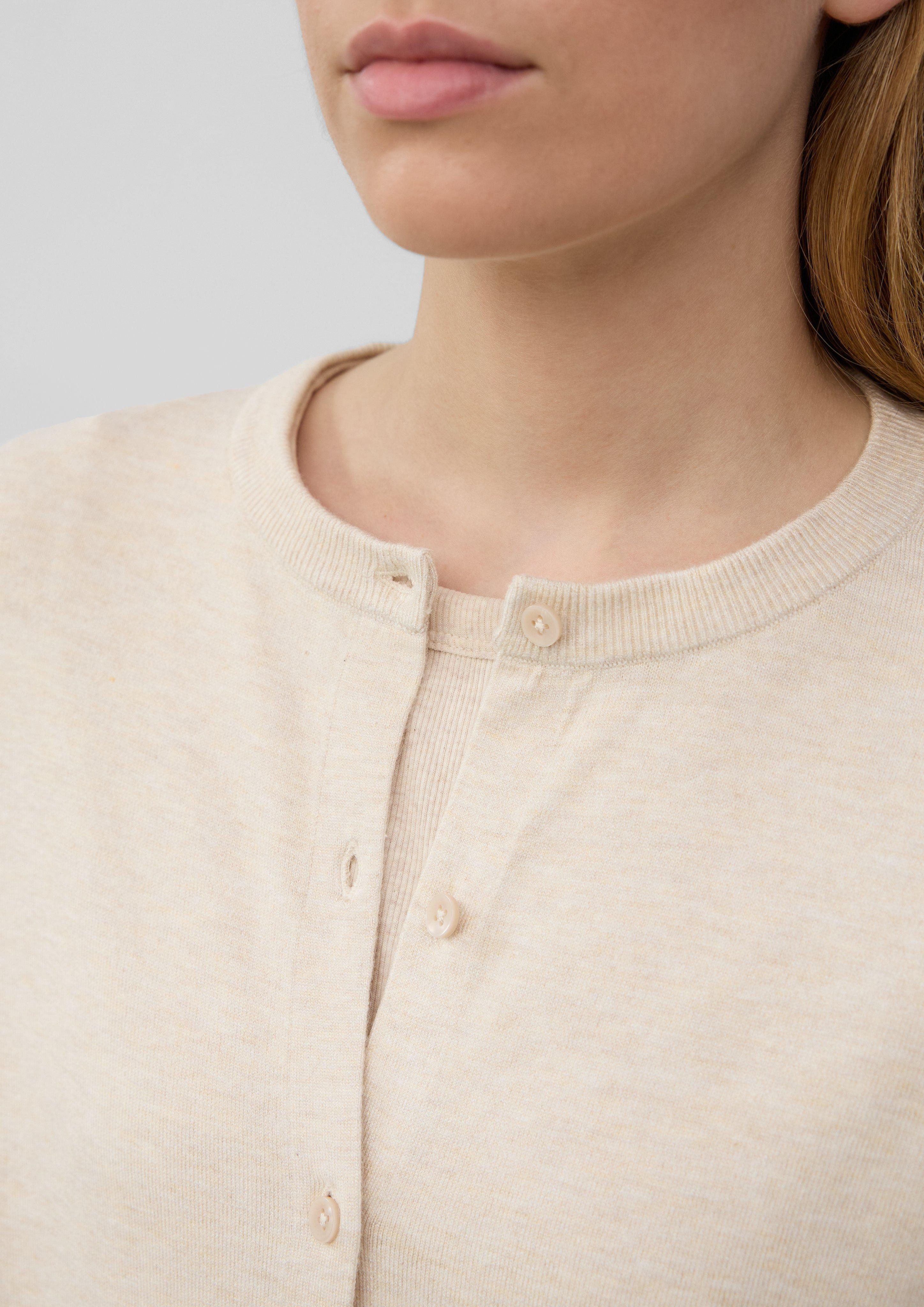 s.Oliver Strickjacke Feinstrickcardigan aus Viskosemix günstig online kaufen
