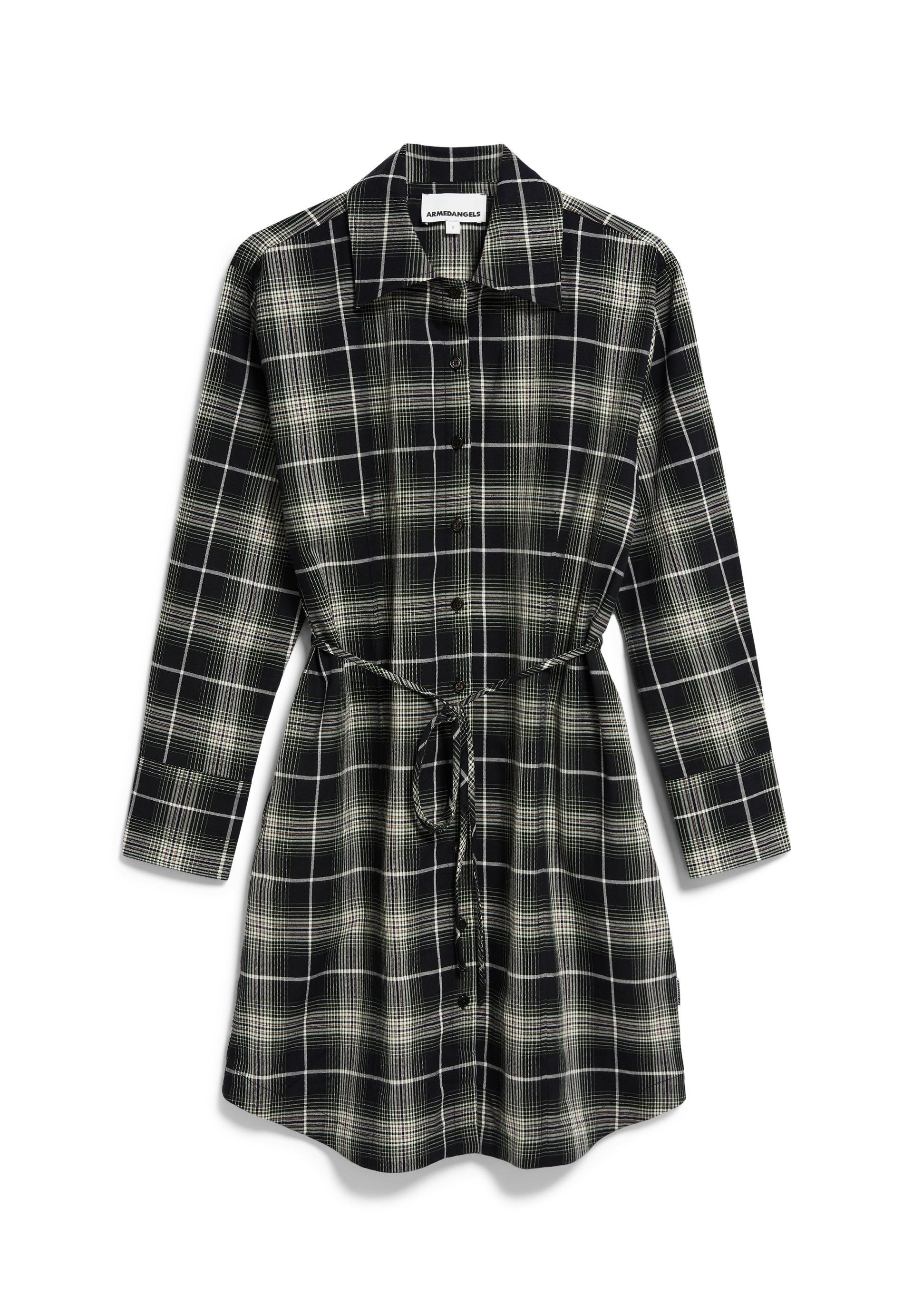 Armedangels Midikleid EASINNAA CHECK Relaxed Fit