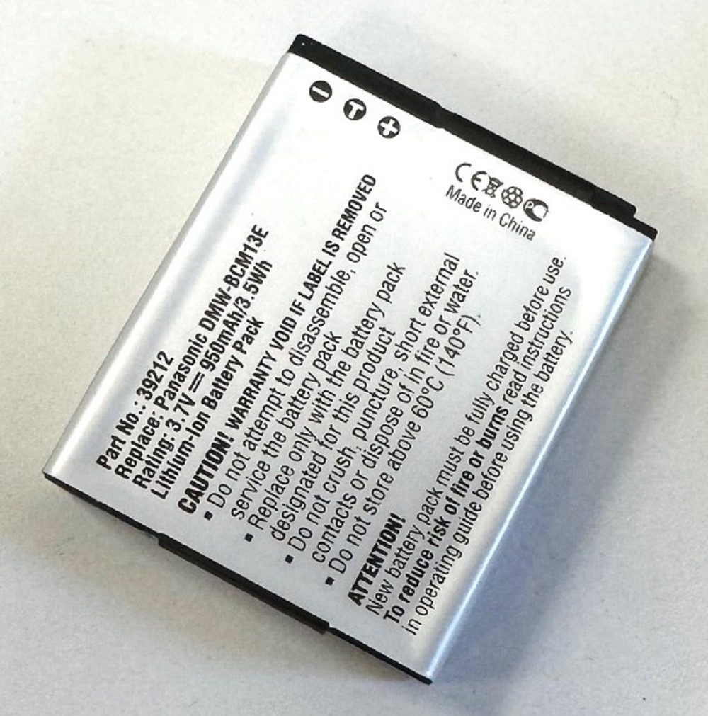 Photo Porst Replace Akku Panasonic DMW-BCM13E passend für Panasonic TZ58, TZ71 Kamera-Akku