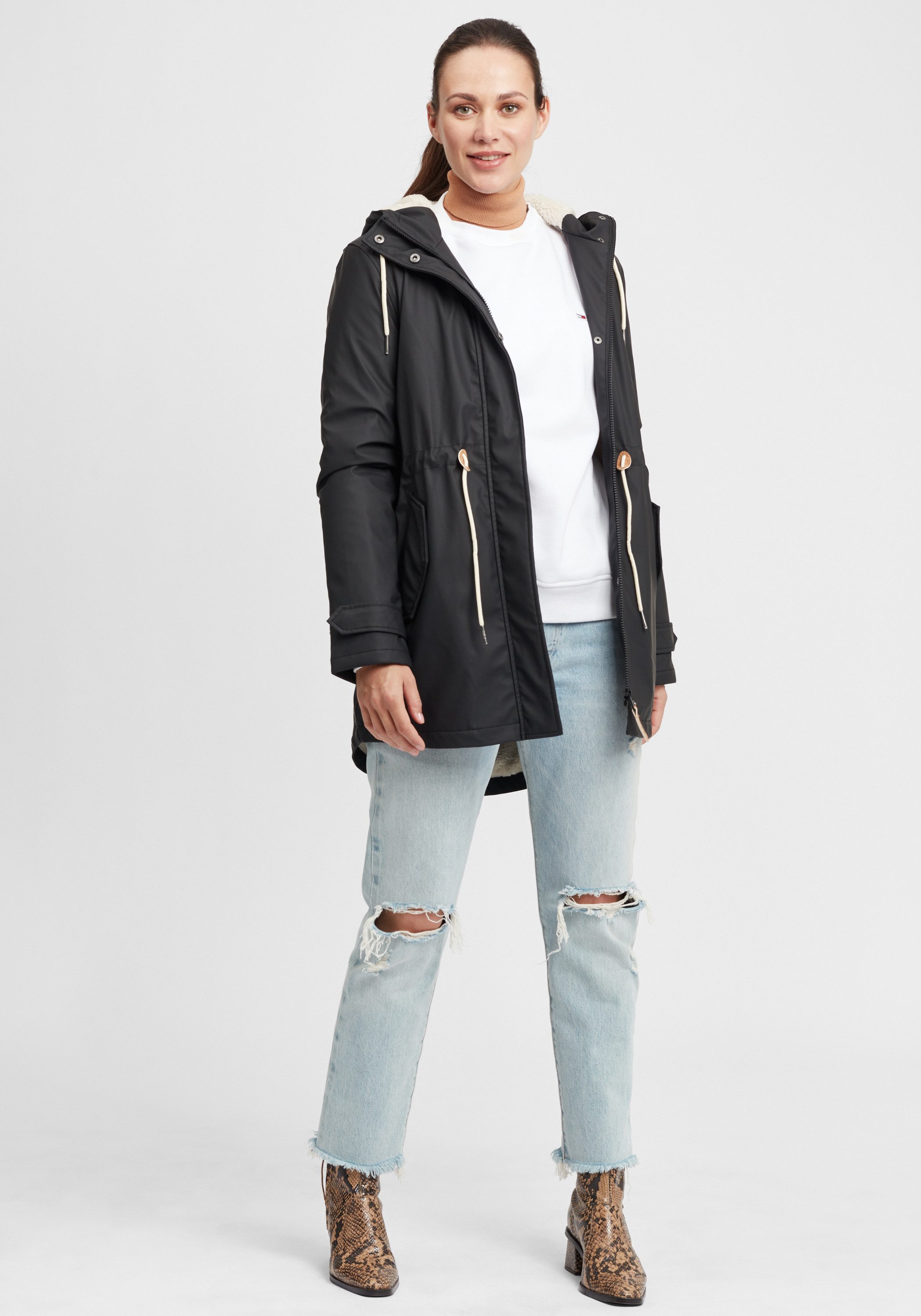 OXMO Regenjacke OXJolina Übergangsjacke aus wetterfestem günstig online kaufen