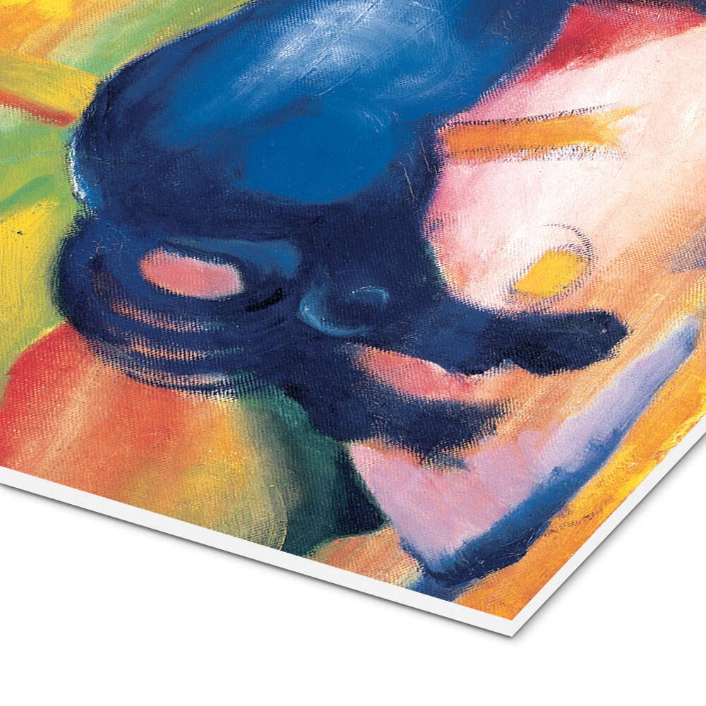 Posterlounge Wandbild Das kleine blaue Pferdchen, Franz Marc, erhältlich als Poster, Leinwandbild, Wandsticker oder Acrylglasbild