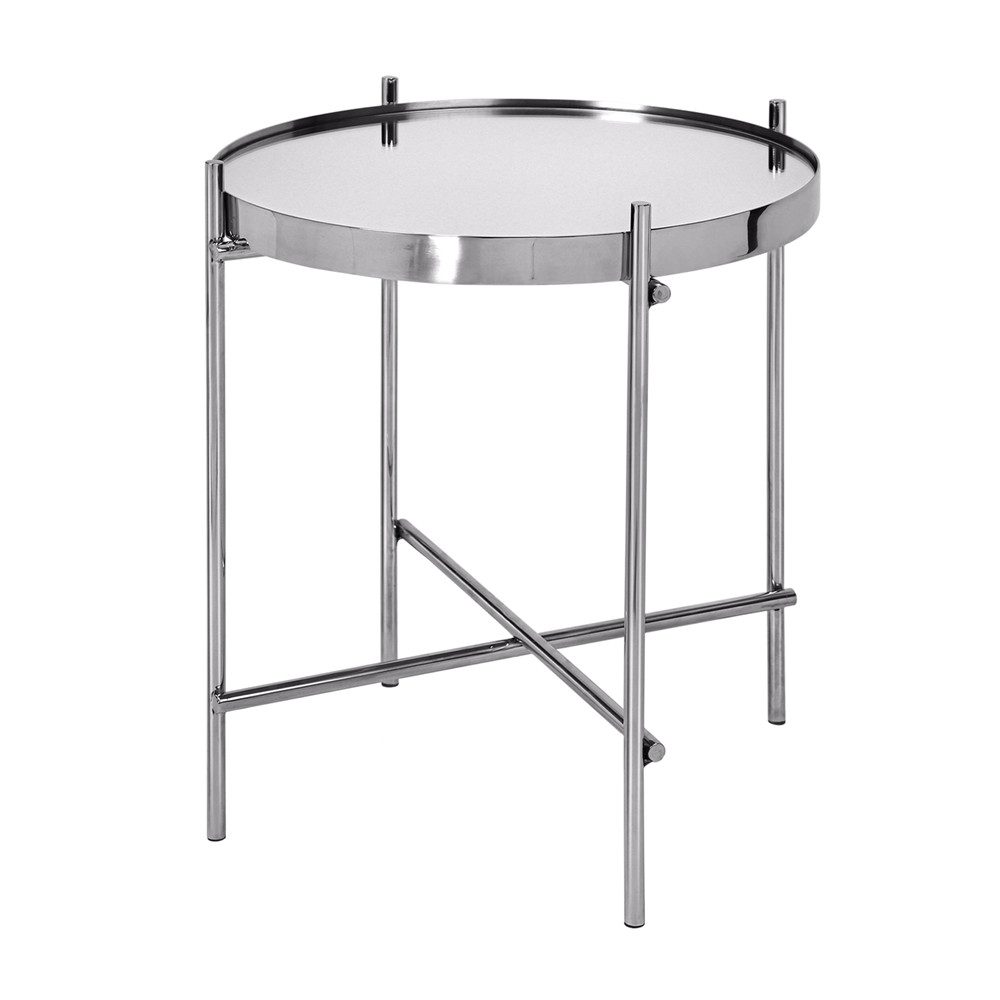 WOMO-DESIGN Beistelltisch Wohnzimmertisch mit Glasplatte und günstig online kaufen